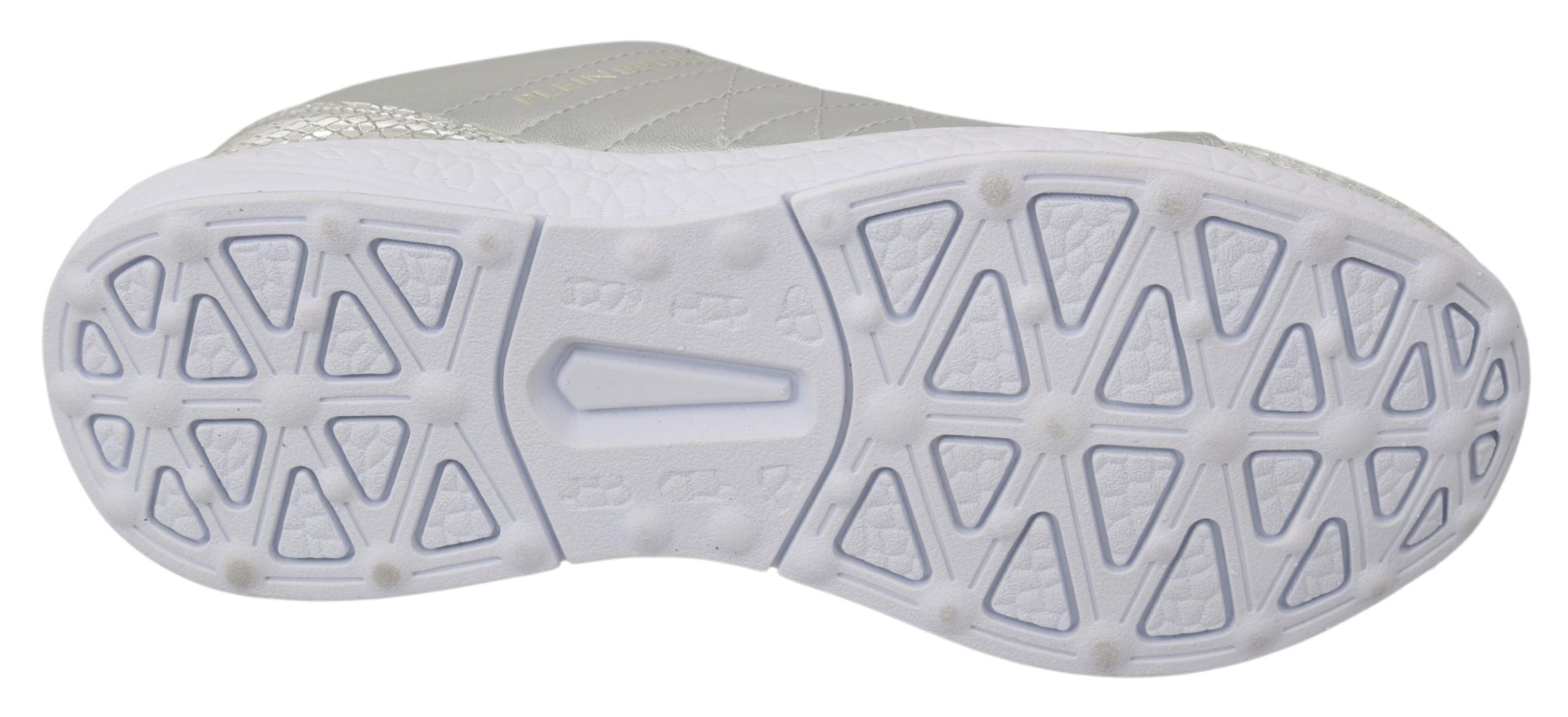 Philipp Plein: Elegante silberne Sneakers für Trendsetter