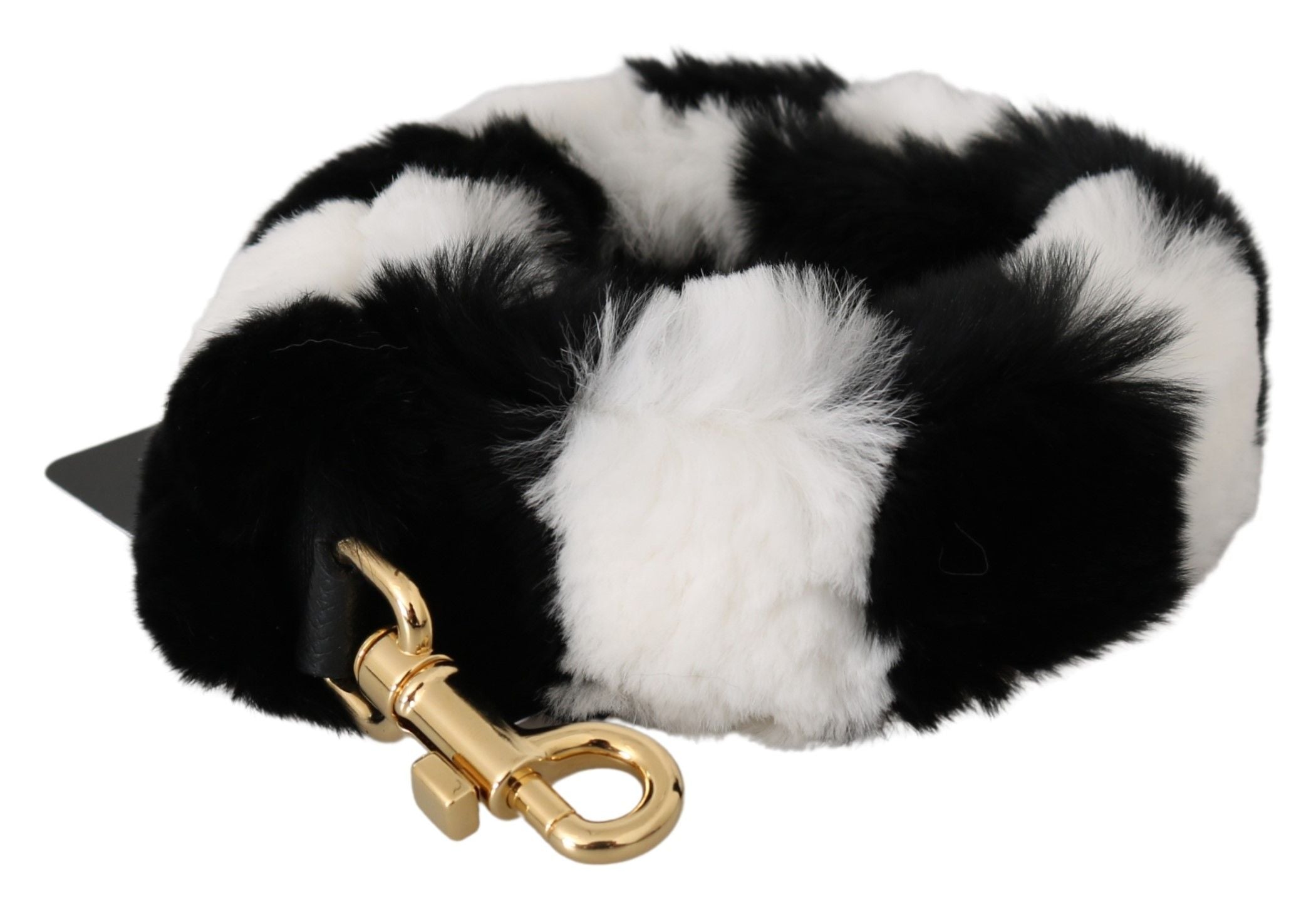 Dolce &amp; Gabbana Accesoriu elegant cu curea de umăr din blană