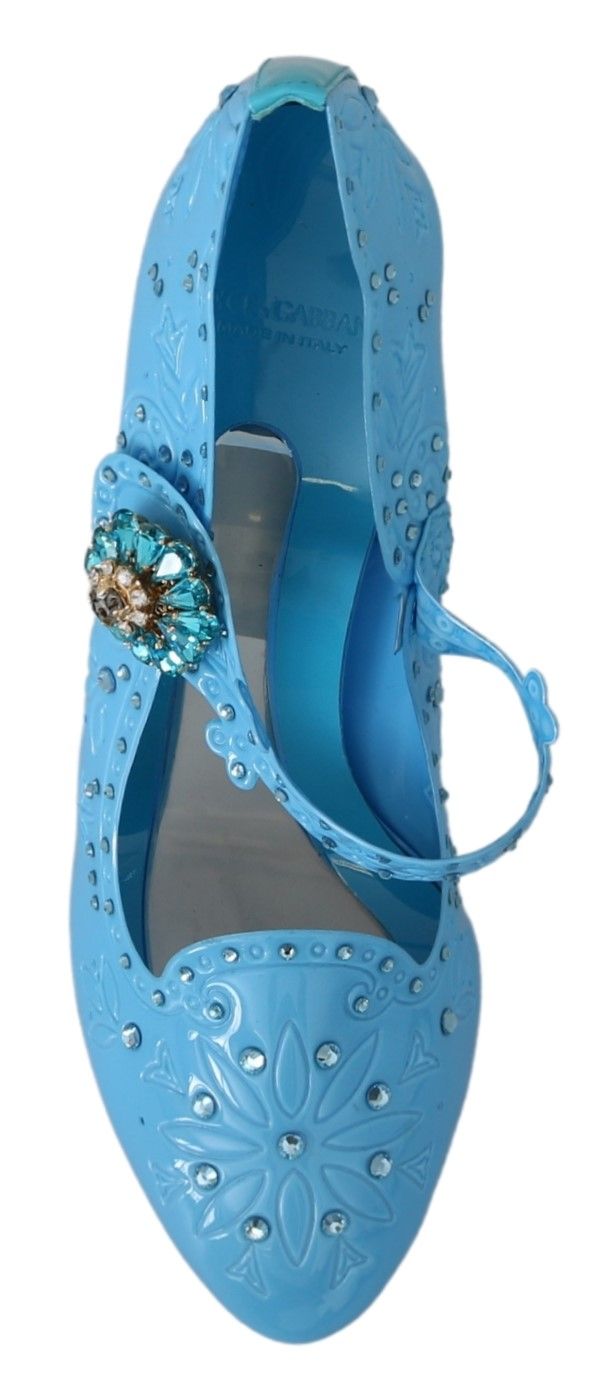 Dolce &amp; Gabbana Bezaubernde Cinderella-Pumps aus Kristall