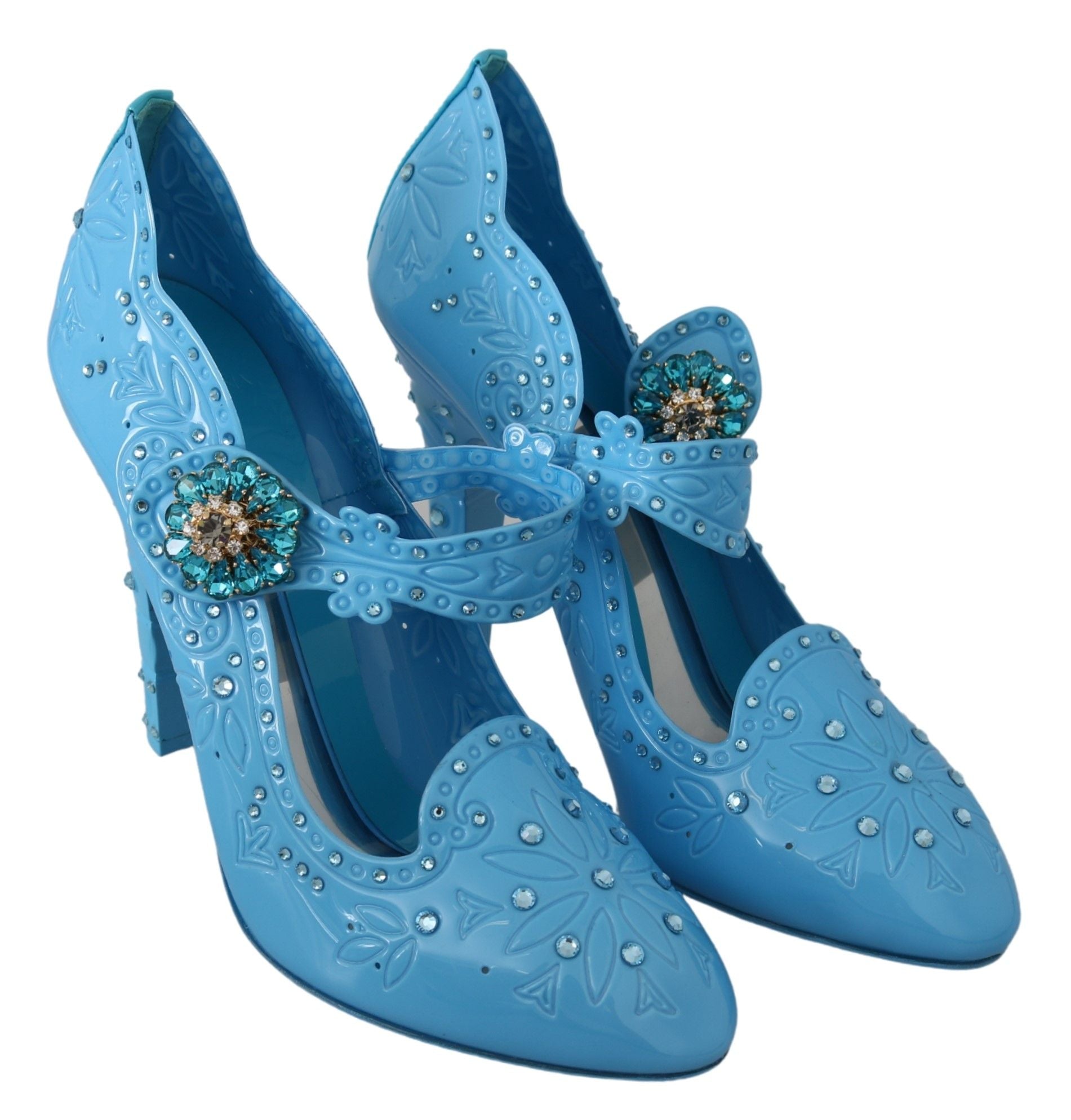 Dolce &amp; Gabbana Bezaubernde Cinderella-Pumps aus Kristall