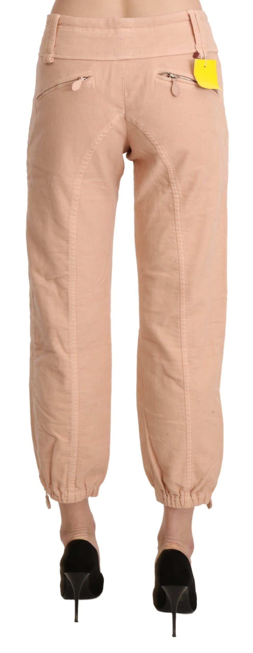 Ermanno Scervino Schicke beige kurze Baumwollhose