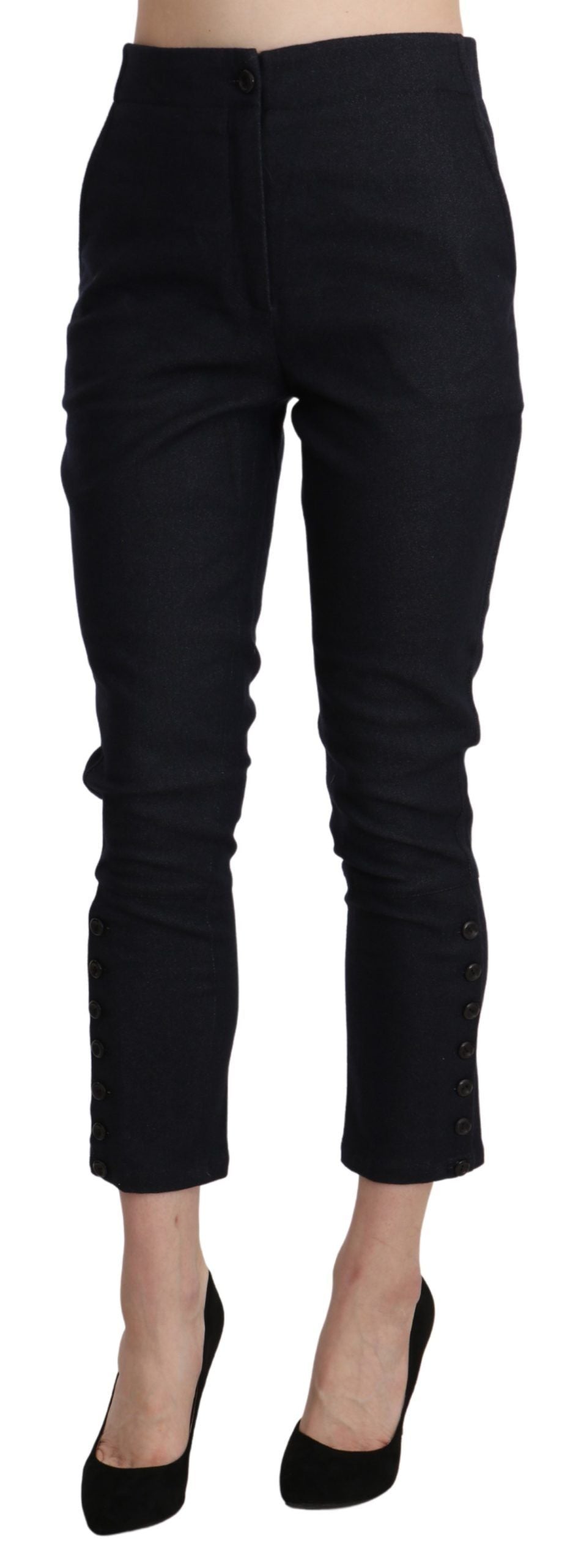 Ermanno Scervino Schicke, verkürzte Caprihose mit hoher Taille