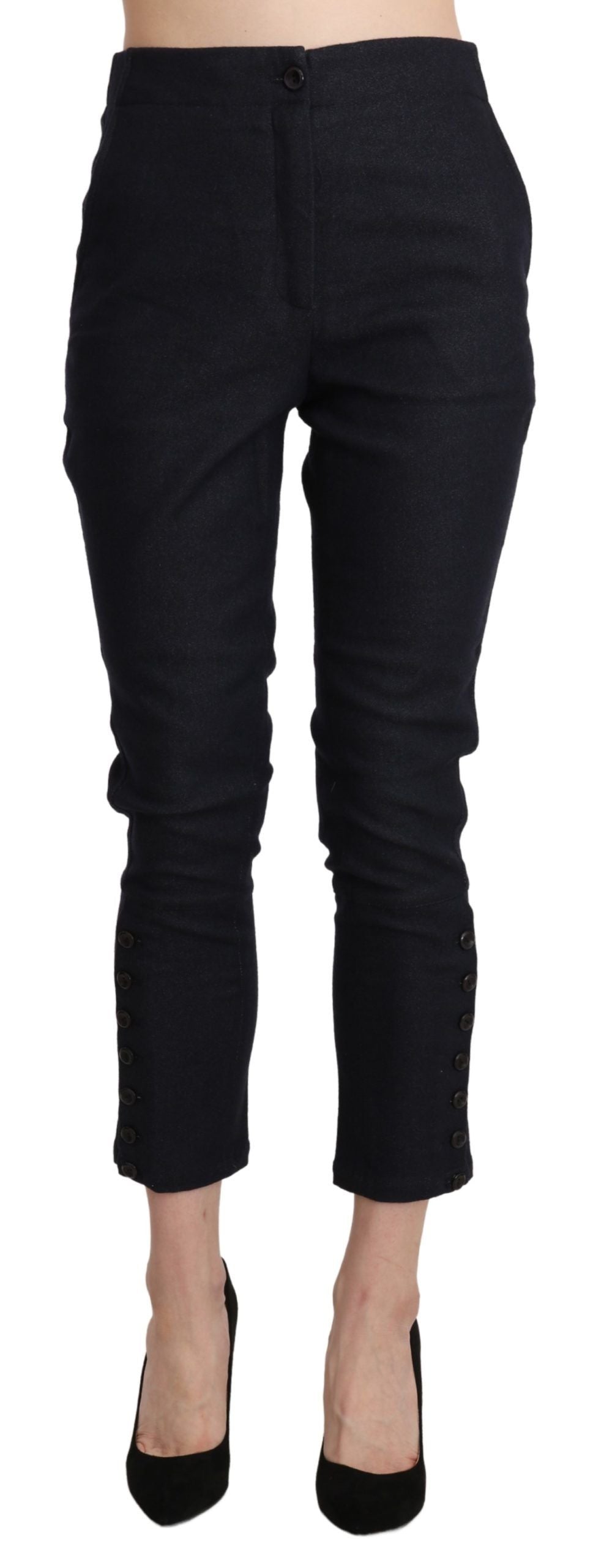 Ermanno Scervino Schicke, verkürzte Caprihose mit hoher Taille