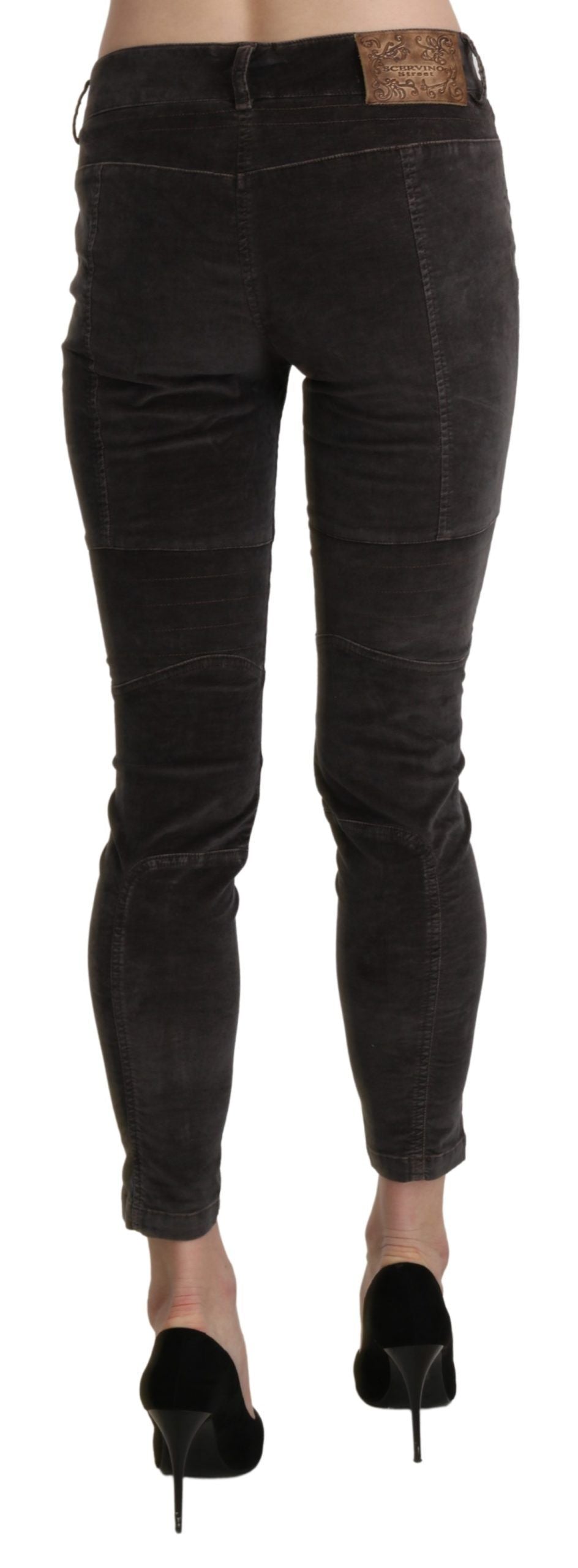 Ermanno Scervino Schicke braune Capri-Kurzhose