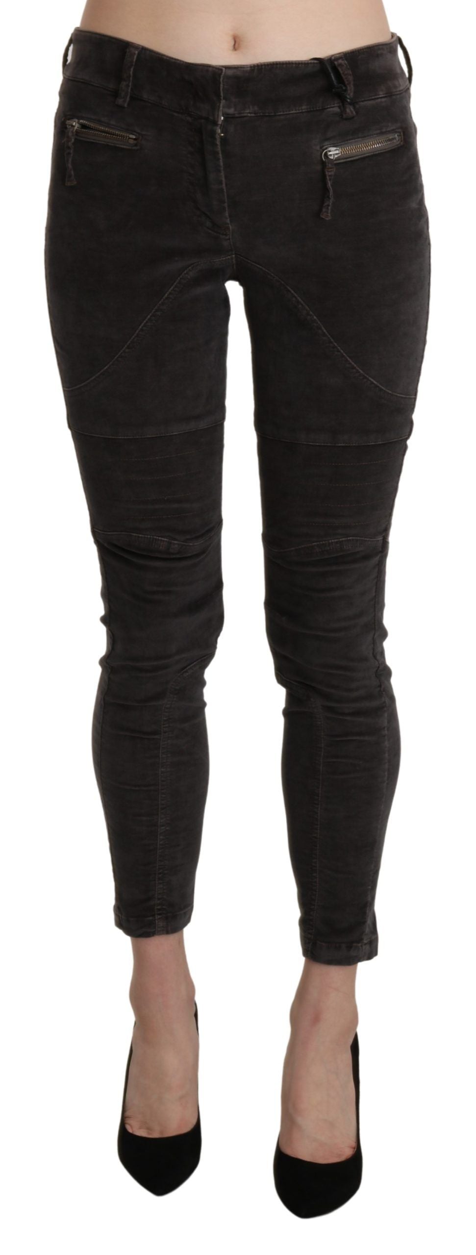 Ermanno Scervino Schicke braune Capri-Kurzhose