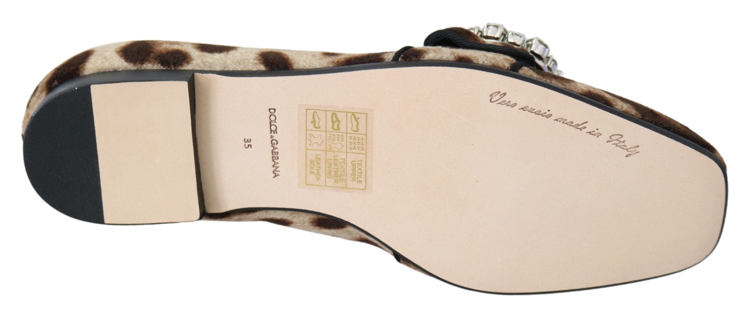 Dolce &amp; Gabbana – Loafer mit Leopardenmuster und Kristallverzierung