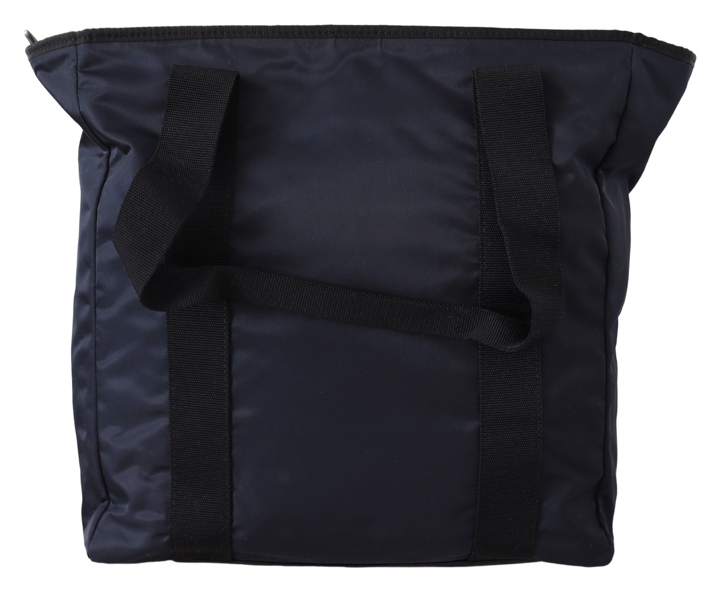 Versace Elegante blaue Nylon-Tragetasche