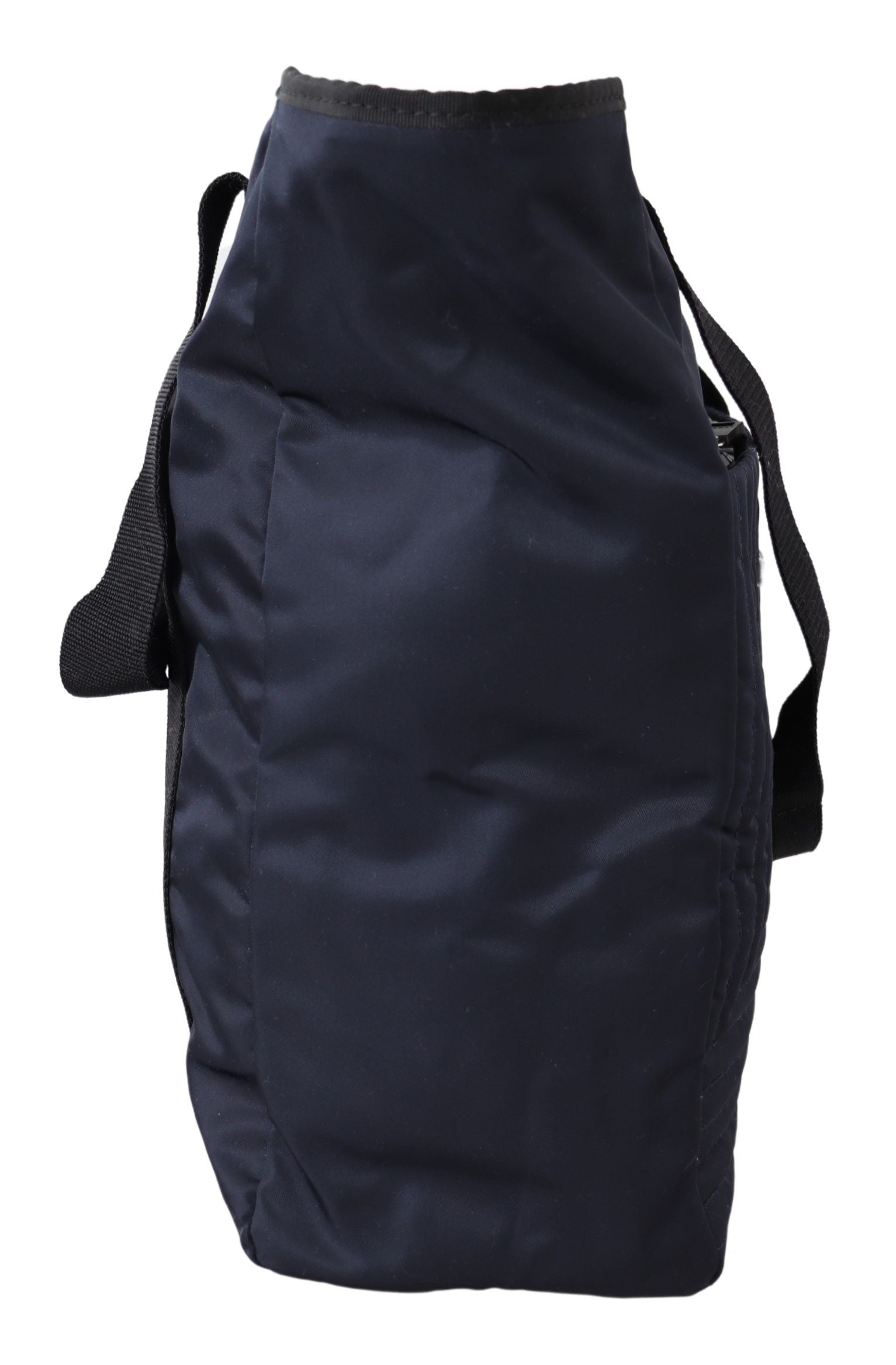 Versace Elegante blaue Nylon-Tragetasche