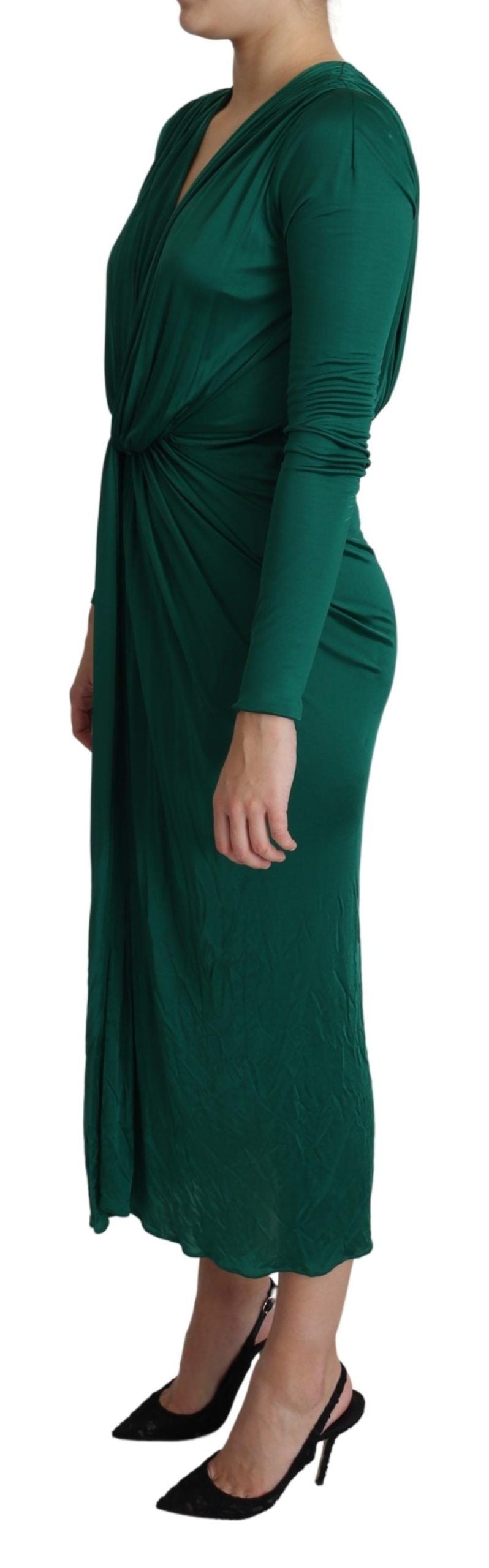 Dolce &amp; Gabbana Emerald Elegance Bodycon-Midikleid