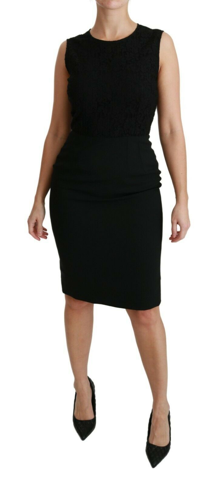 Dolce &amp; Gabbana Elegantes Minikleid aus floralem Spitzenbrokat