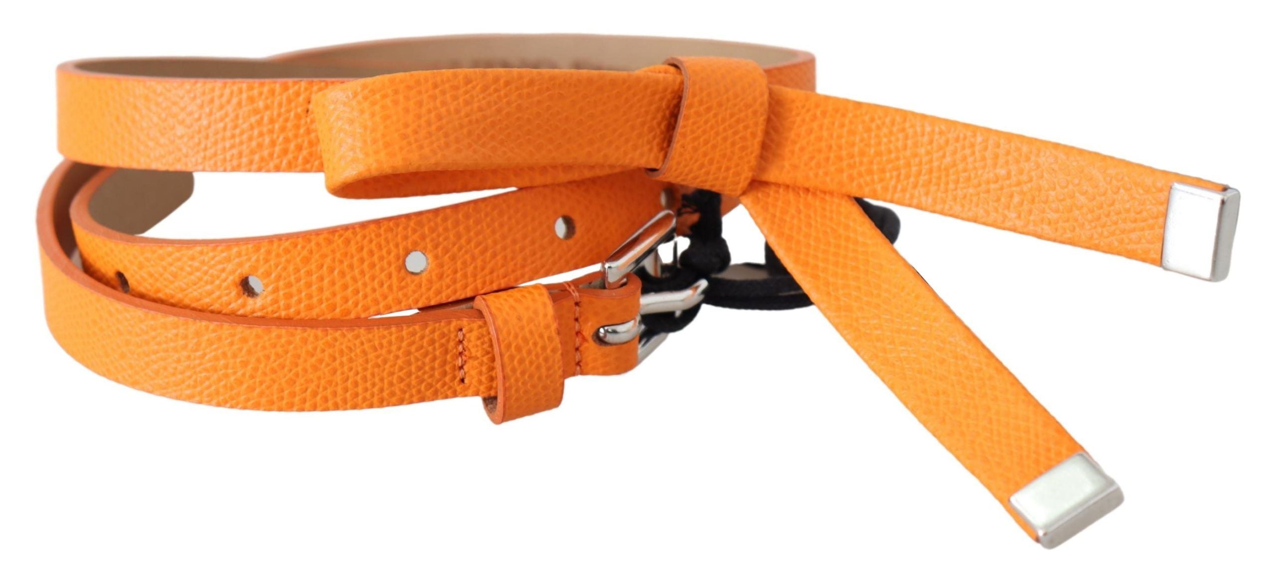 Scervino Street Eleganter Ledergürtel mit Doppelschnalle