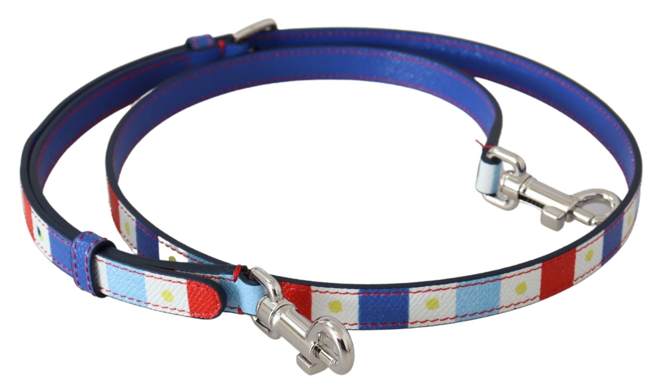 Dolce &amp; Gabbana Chic Mehrfarbiges Schultergurt-Accessoire aus Leder