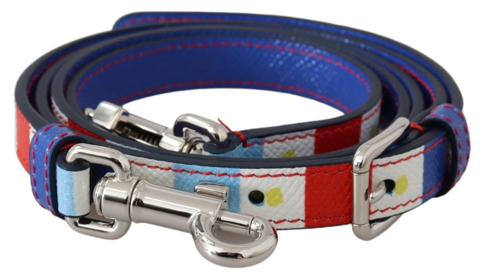 Dolce &amp; Gabbana Chic Mehrfarbiges Schultergurt-Accessoire aus Leder