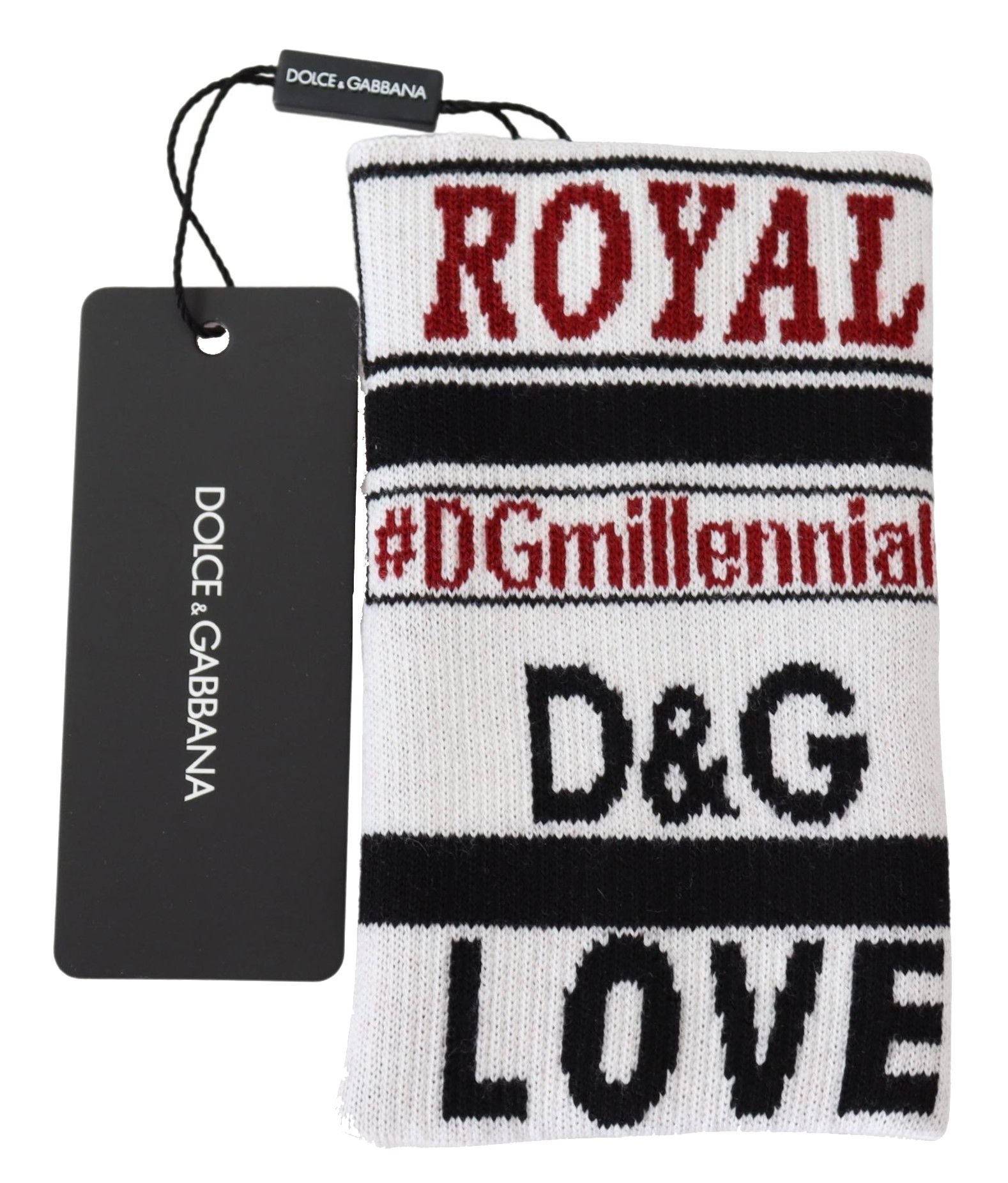 Dolce &amp; Gabbana Eșarfă de încheietură din lână virgină multicoloră