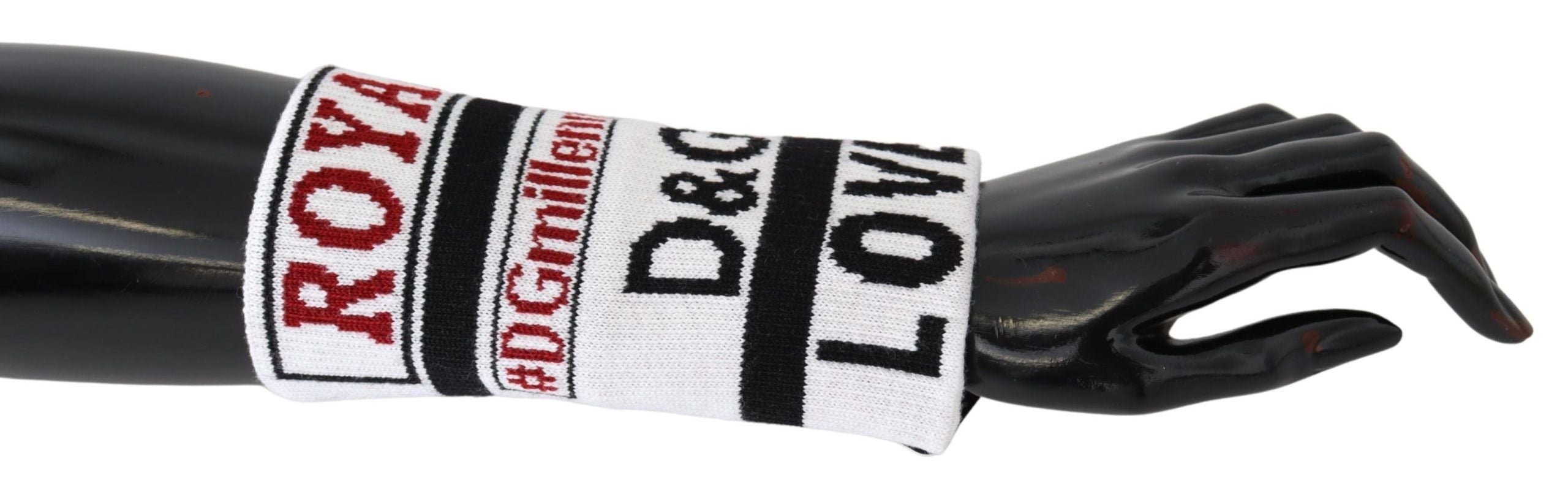 Dolce &amp; Gabbana Eșarfă de încheietură din lână virgină multicoloră