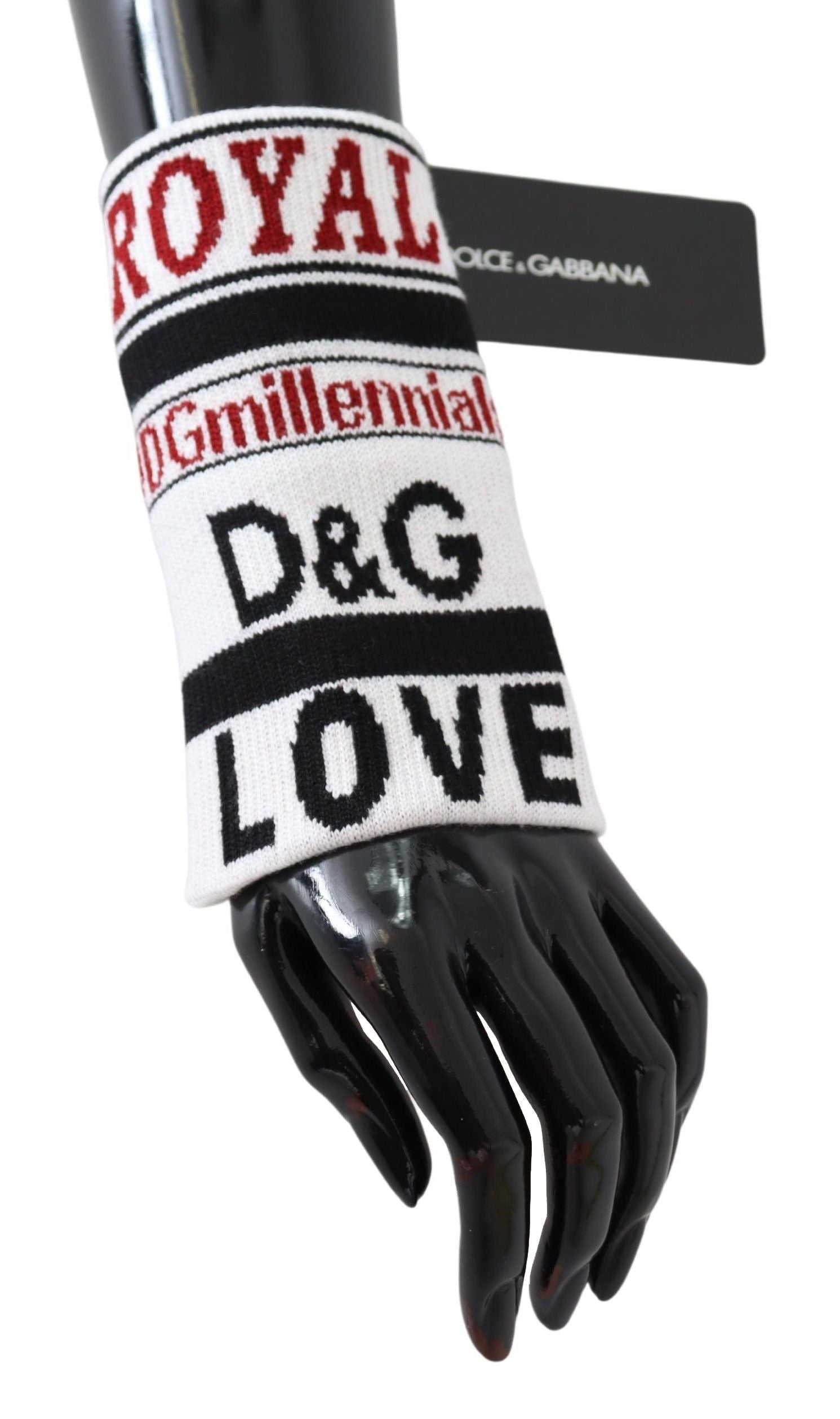 Dolce &amp; Gabbana Eșarfă de încheietură din lână virgină multicoloră