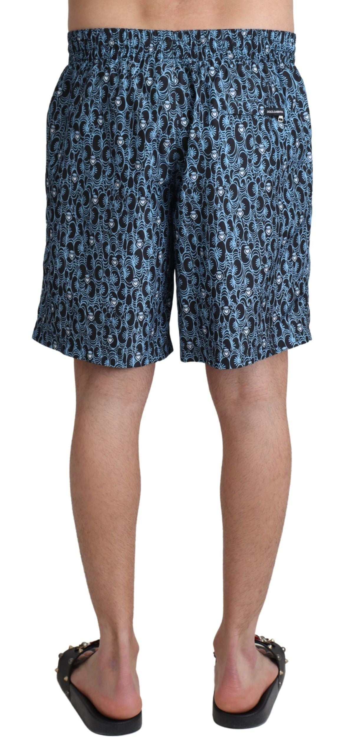 Dolce &amp; Gabbana Chic - Șort de baie albastru cu șnur