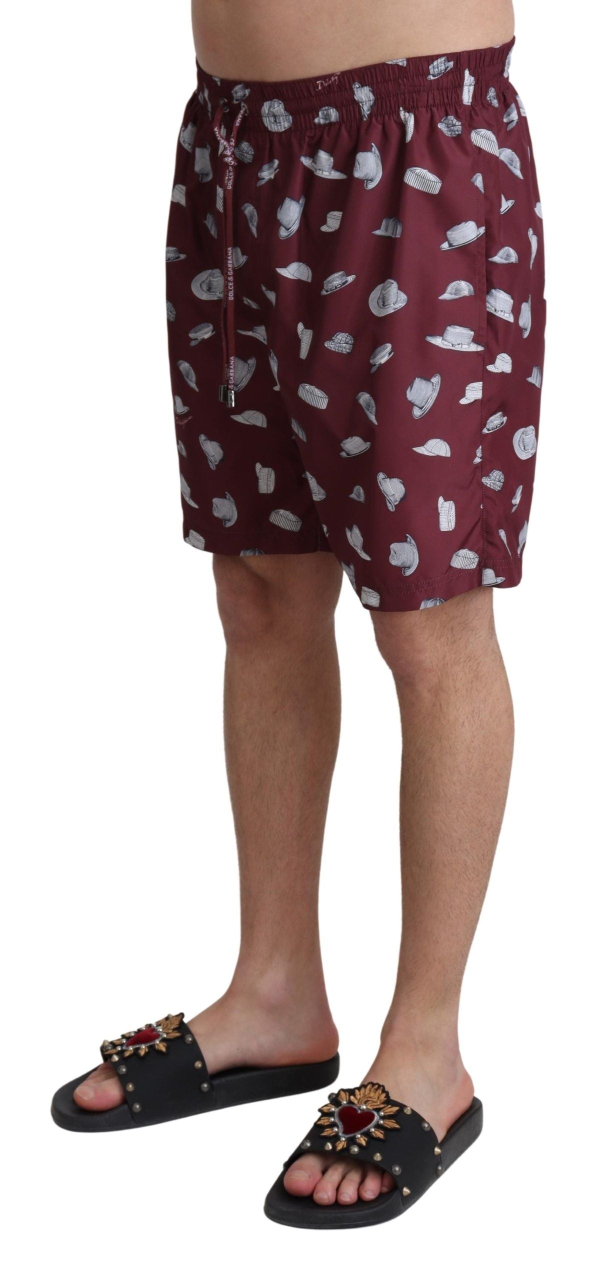 Dolce &amp; Gabbana Pantaloni scurți de plajă eleganti maro