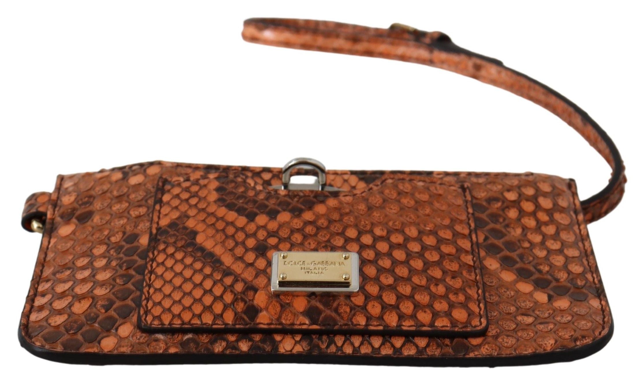 Brățară elegantă din piele cu model de piton Dolce &amp; Gabbana