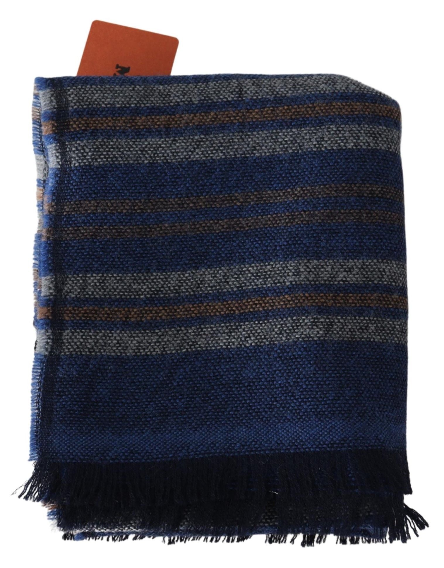 Eșarfă Missoni Chic Multicoloră din Lână Unisex cu Design Franjuri