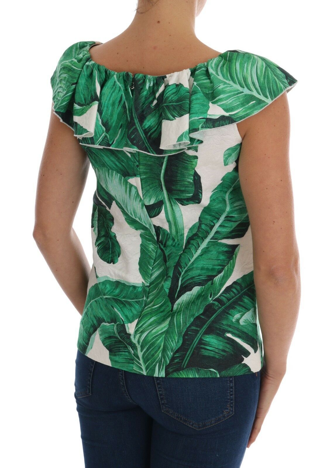 Dolce &amp; Gabbana Elegante Ananasbluse mit Pailletten