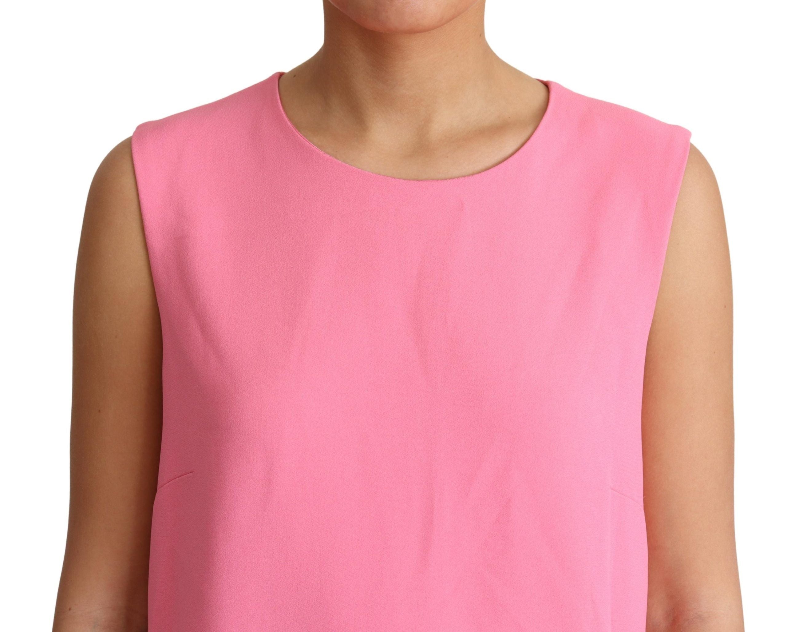 Dolce &amp; Gabbana – Elegantes, knielanges Etuikleid in Rosa