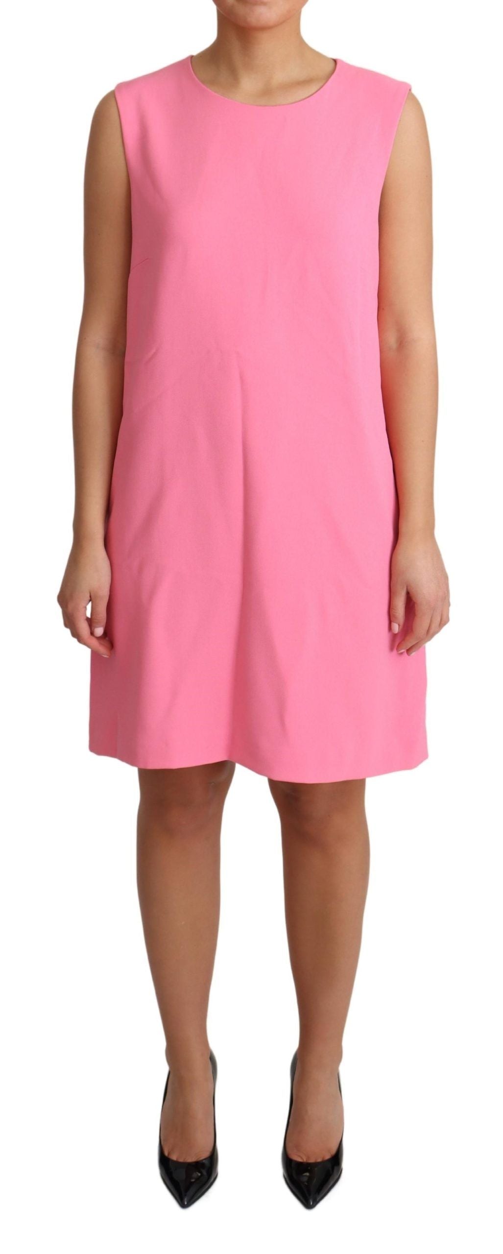 Rochie elegantă roz, lungime genunchi, Dolce &amp; Gabbana
