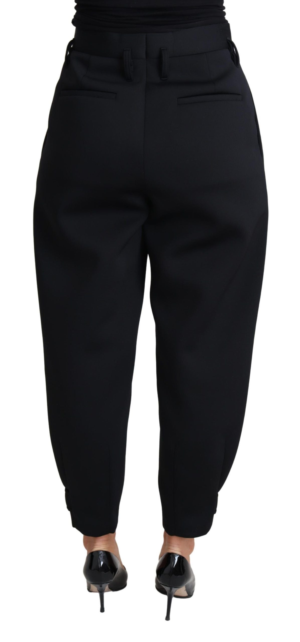 Dolce &amp; Gabbana Elegante High-Waist-Cropped-Hose