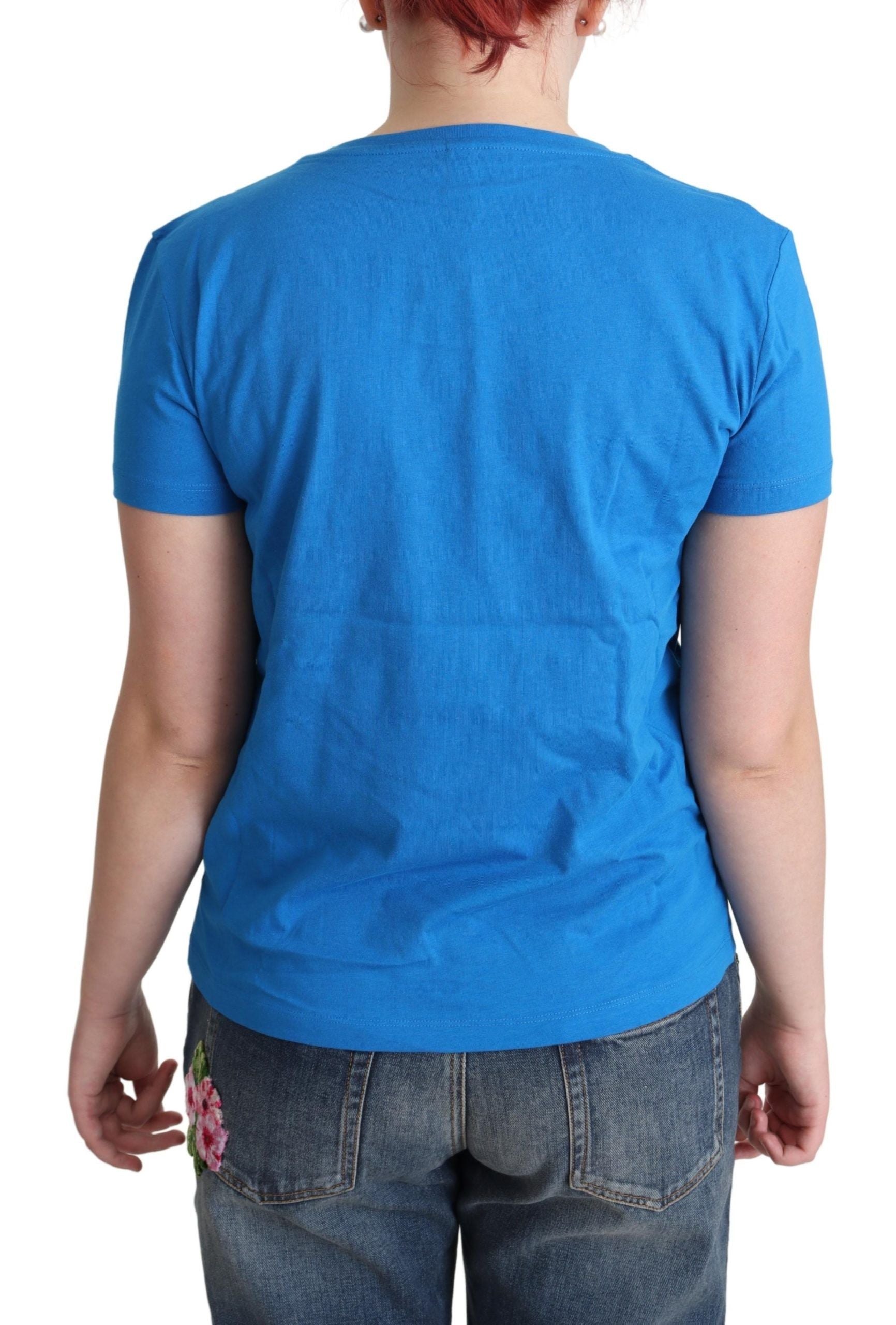 Tricou Moschino Chic Triangle Graphic din bumbac