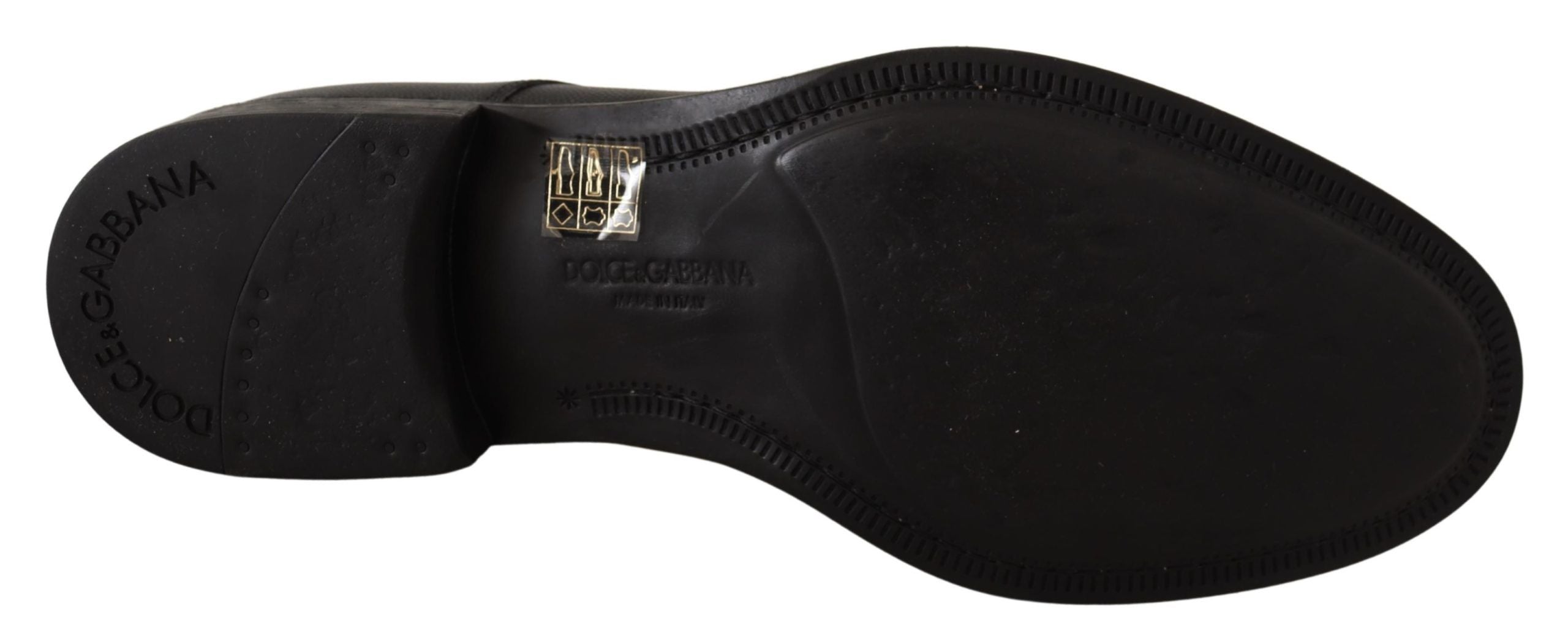 Pantofi Derby Dolce &amp; Gabbana Elegant din piele neagră