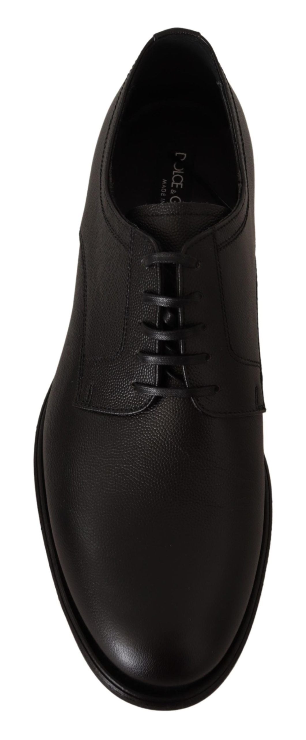 Pantofi Derby Dolce &amp; Gabbana Elegant din piele neagră