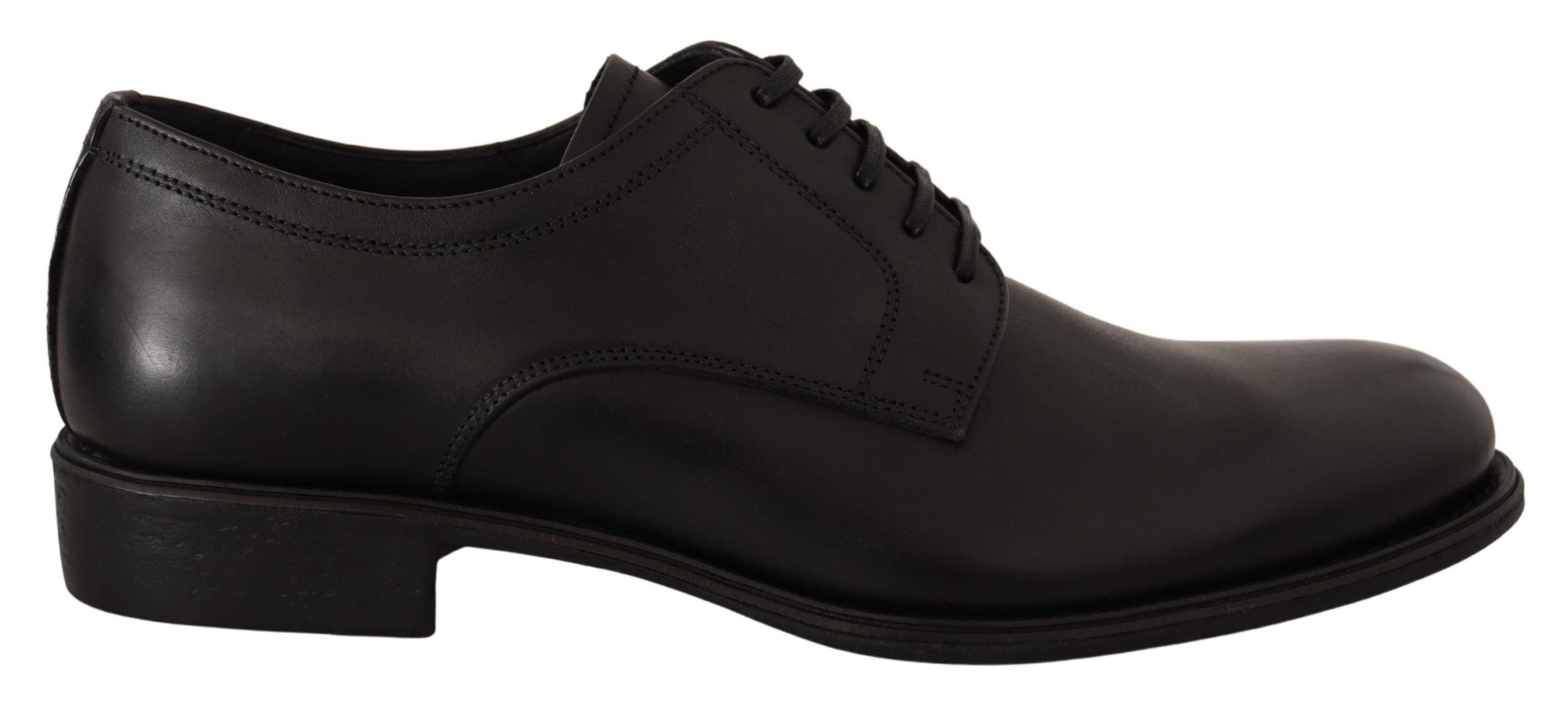 Dolce &amp; Gabbana – Elegante schwarze Derby-Schuhe