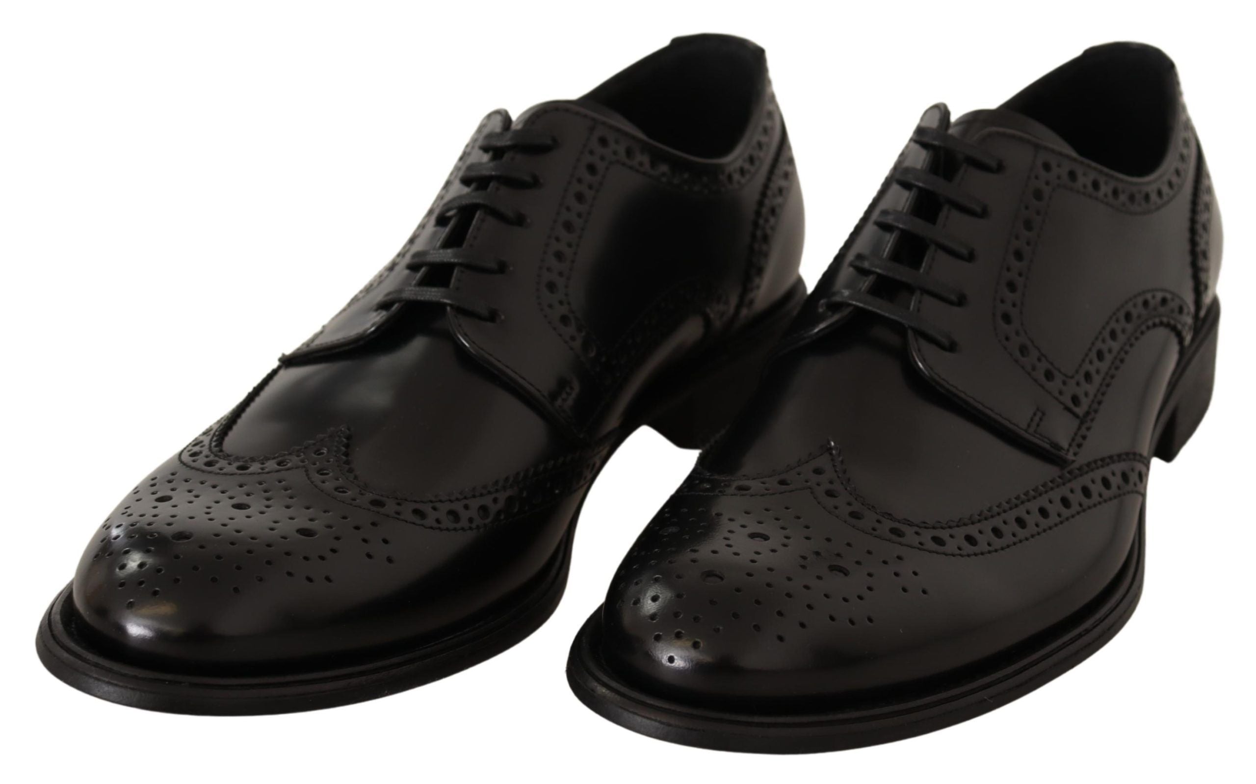 Dolce &amp; Gabbana Elegante Wingtip-Derby-Oxford-Schuhe