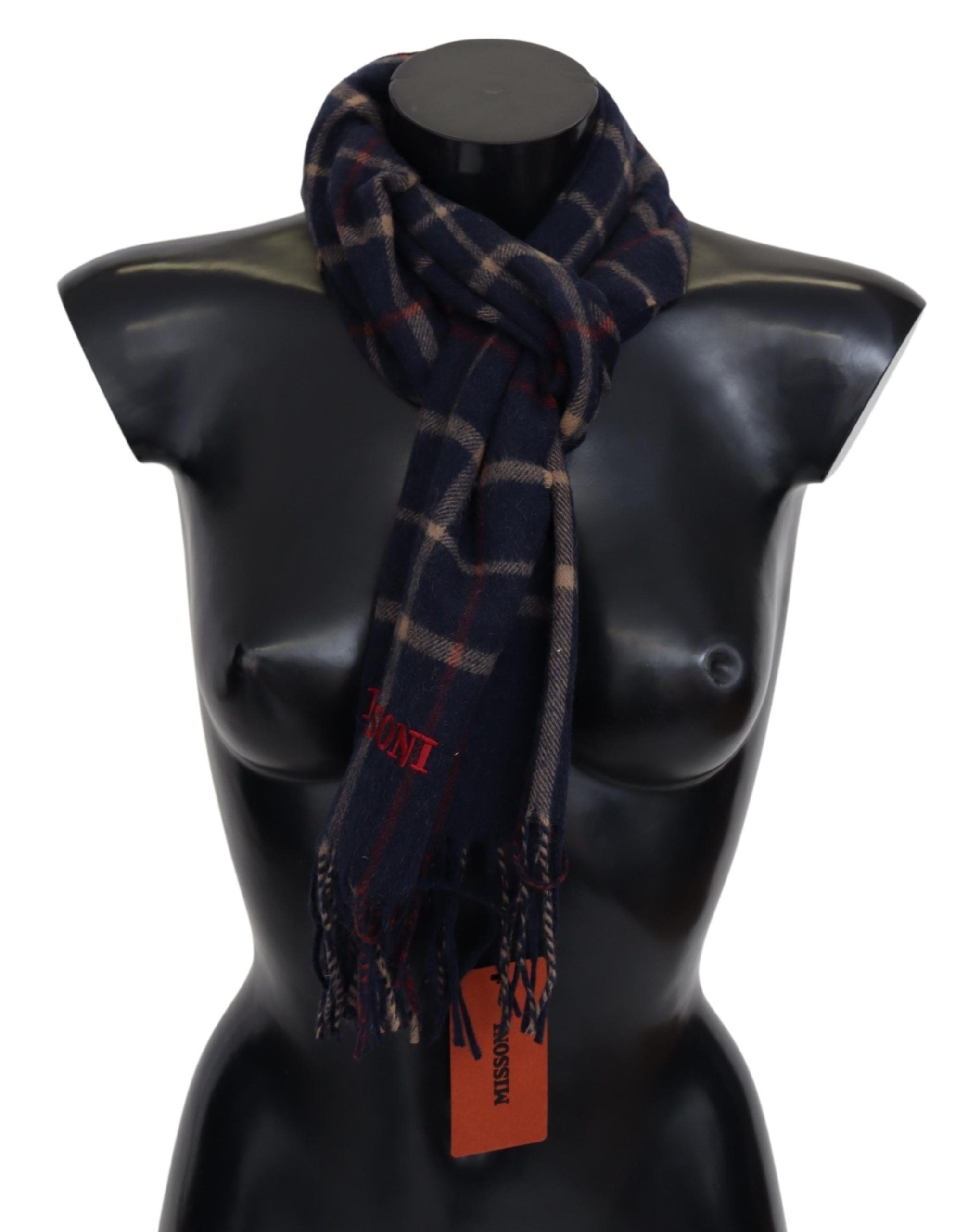 Missoni Chic Unisex Designer-Schal aus Kamelhaar