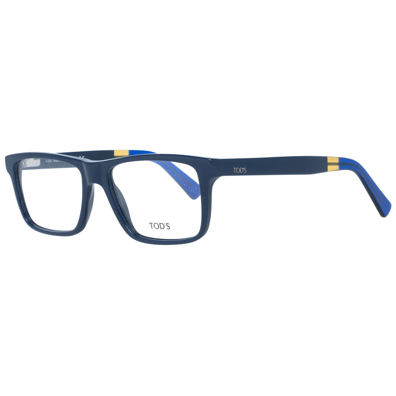 Ochelari de soare dreptunghiulari albaștri Tod's Chic pentru bărbați