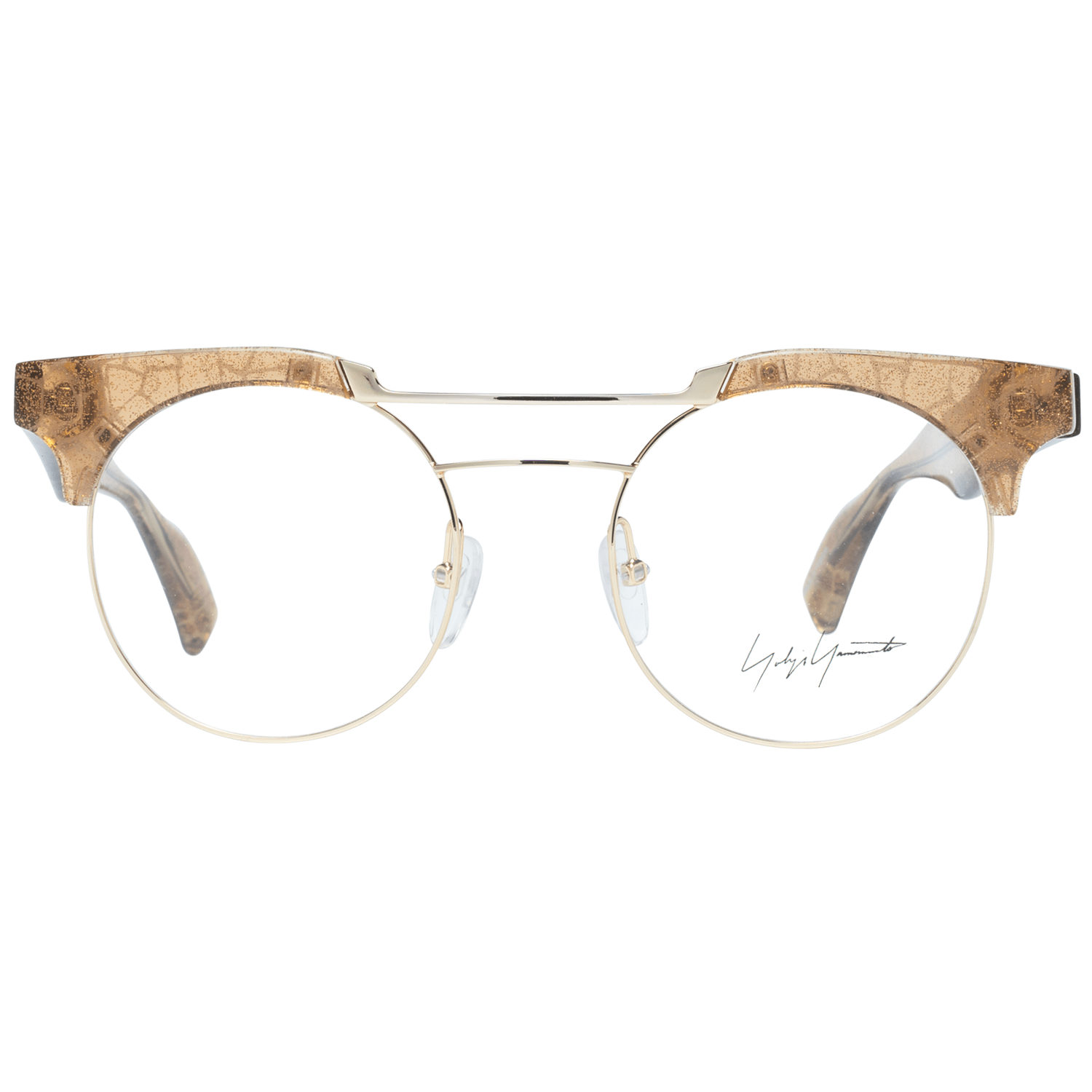 Yohji Yamamoto Gold Damen Optische Brillenfassungen