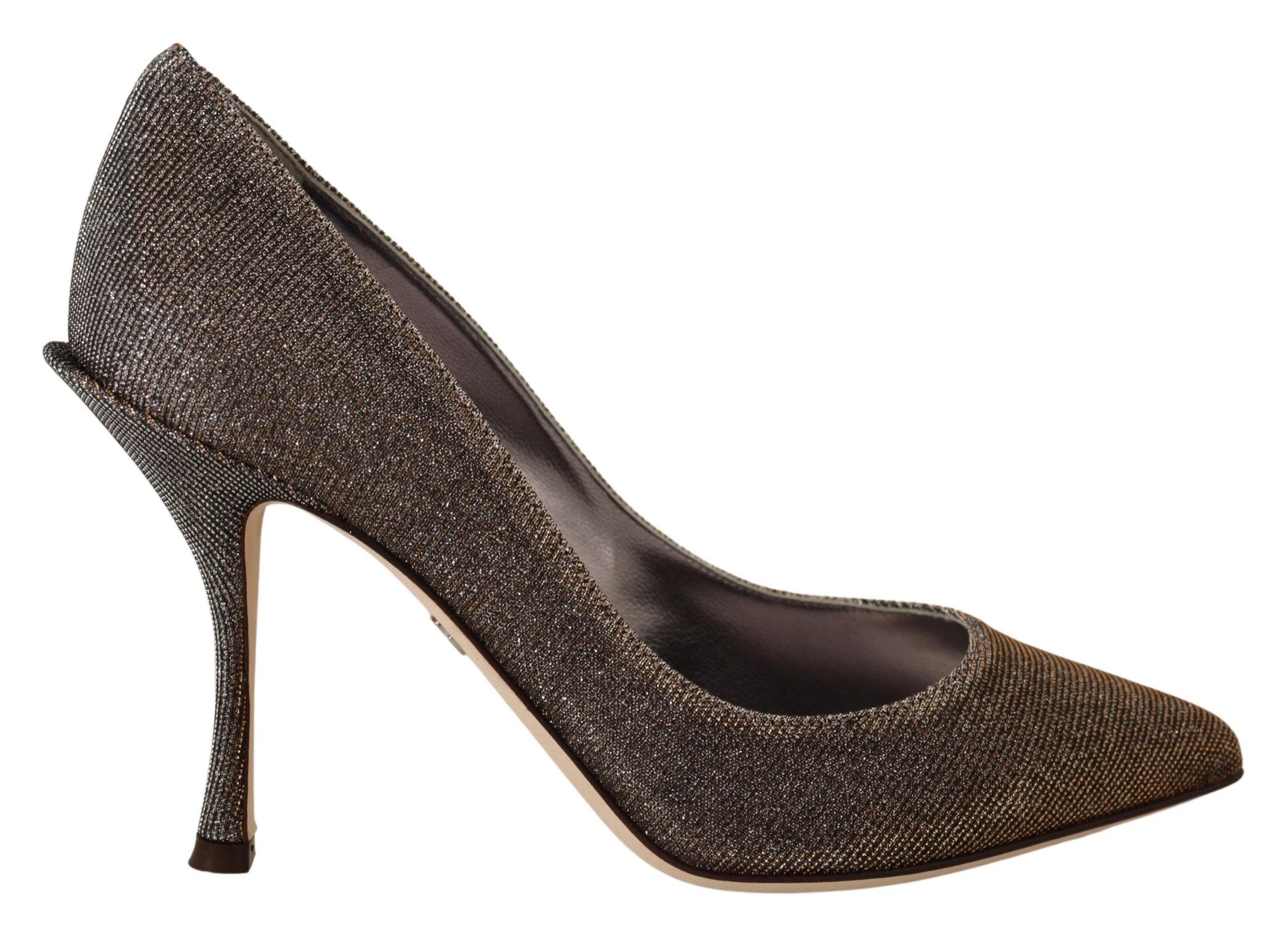 Dolce &amp; Gabbana Elegante Silber Heels Pumps Klassisch