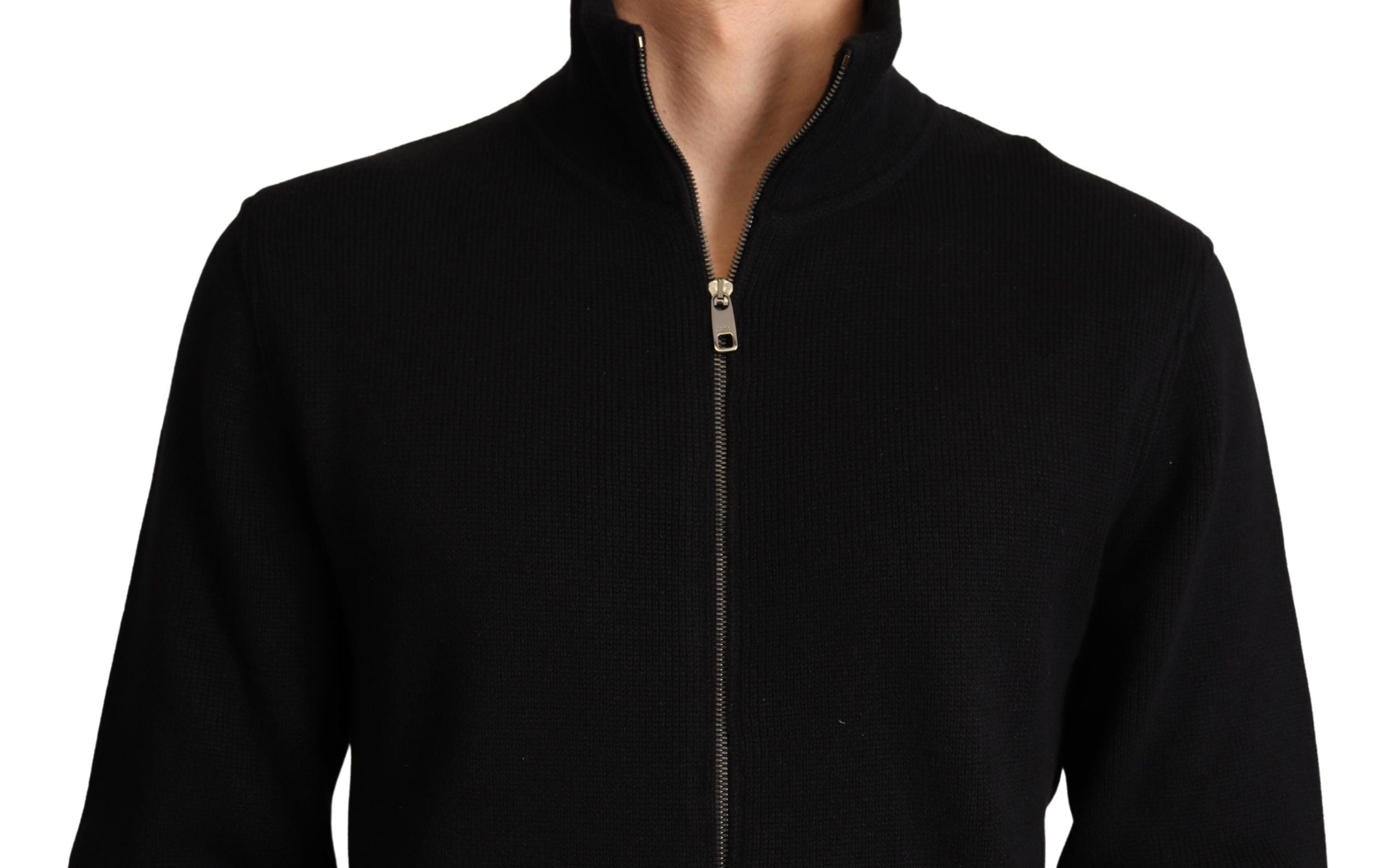 Pulover elegant cu guler înalt din amestec de cașmir Dolce &amp; Gabbana