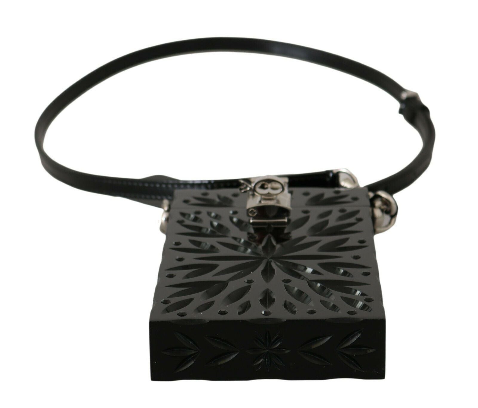 Dolce &amp; Gabbana Exquisiter Zigarettenetuihalter aus Kristall-Plexi