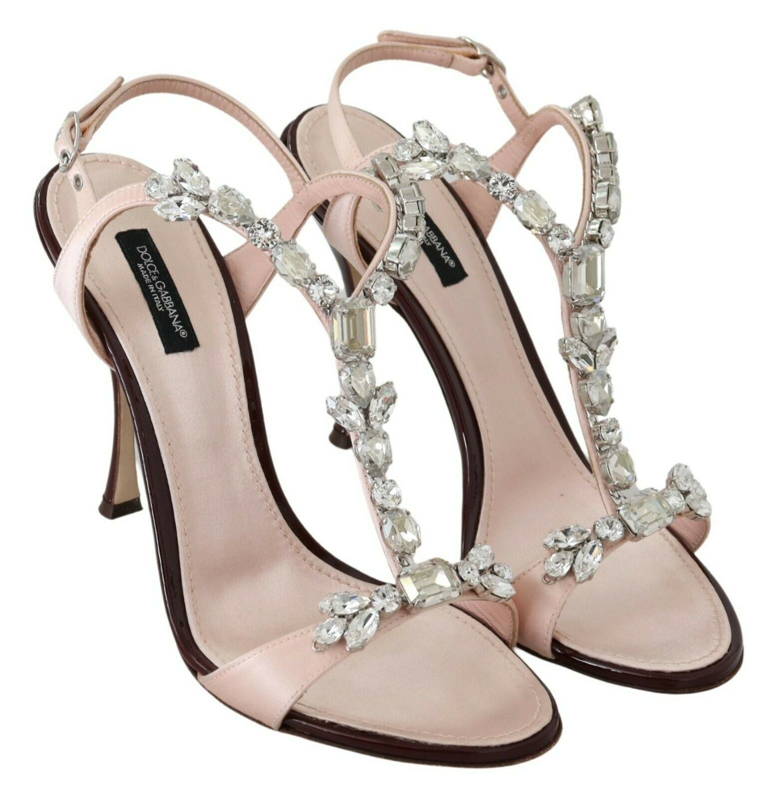 Dolce &amp; Gabbana Kristallverzierte Stiletto-Sandalen