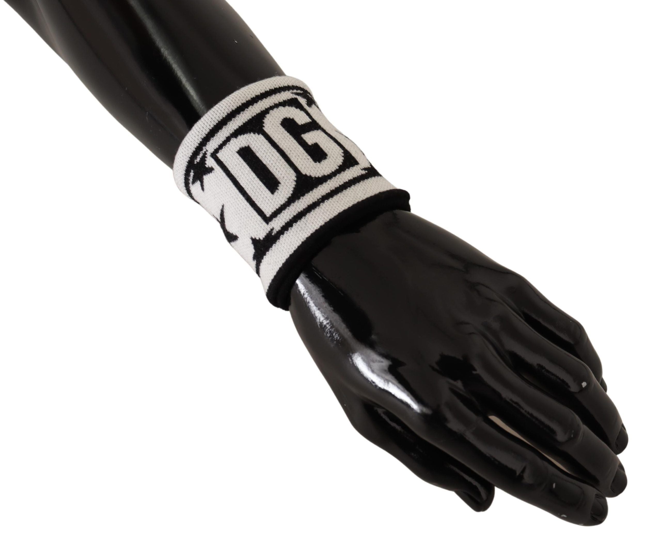 Dolce &amp; Gabbana – Elegantes, einfarbiges Armbandset aus Wolle
