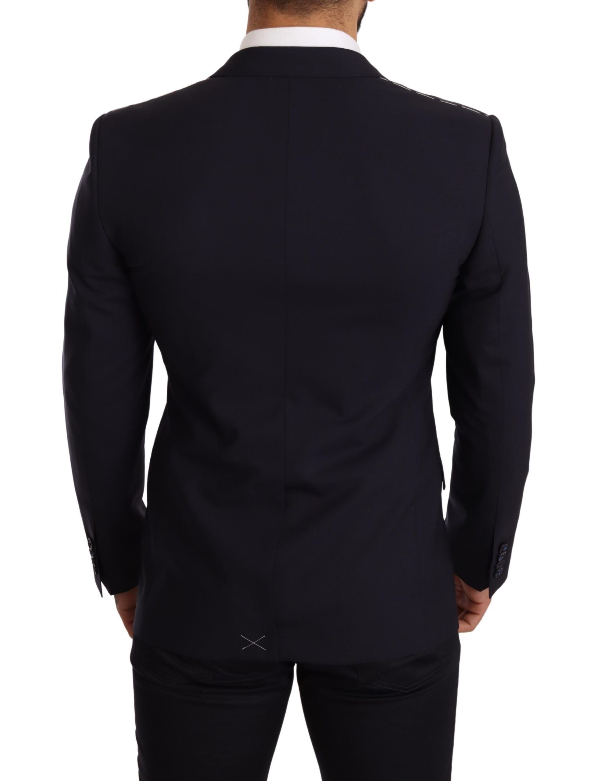 Dolce &amp; Gabbana Eleganter Marineblauer Martini-Blazer von Renens Tailors