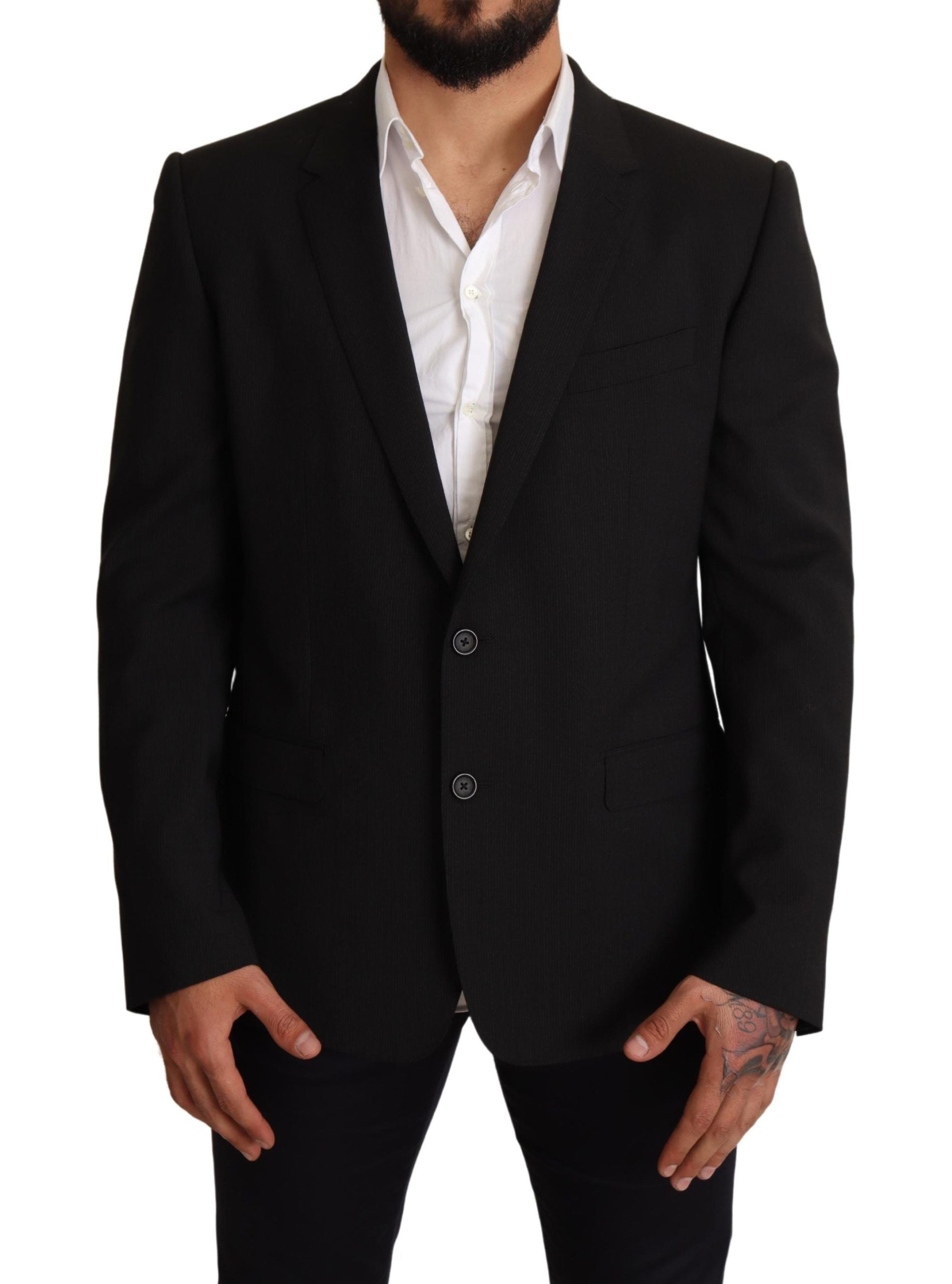 Dolce &amp; Gabbana Elegante Slim Fit Martini-Blazerjacke