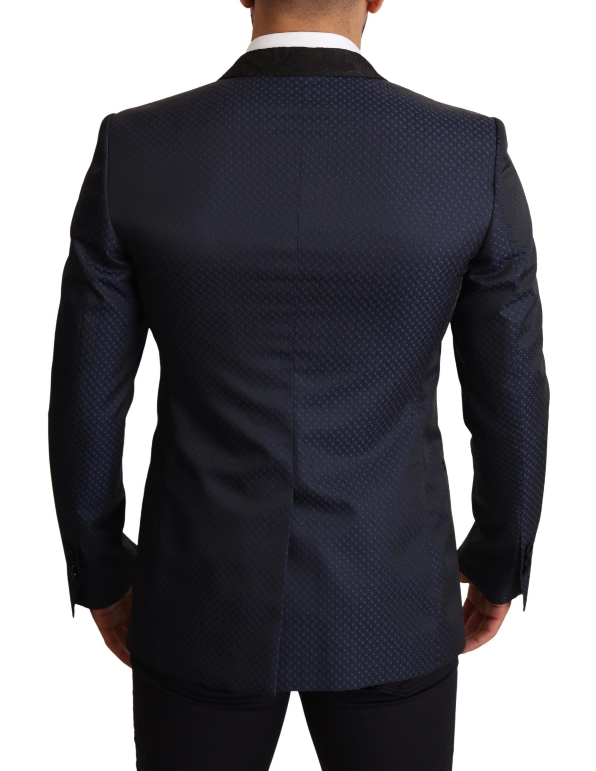 Dolce &amp; Gabbana Eleganter blauer Martini-Blazer im Slim Fit
