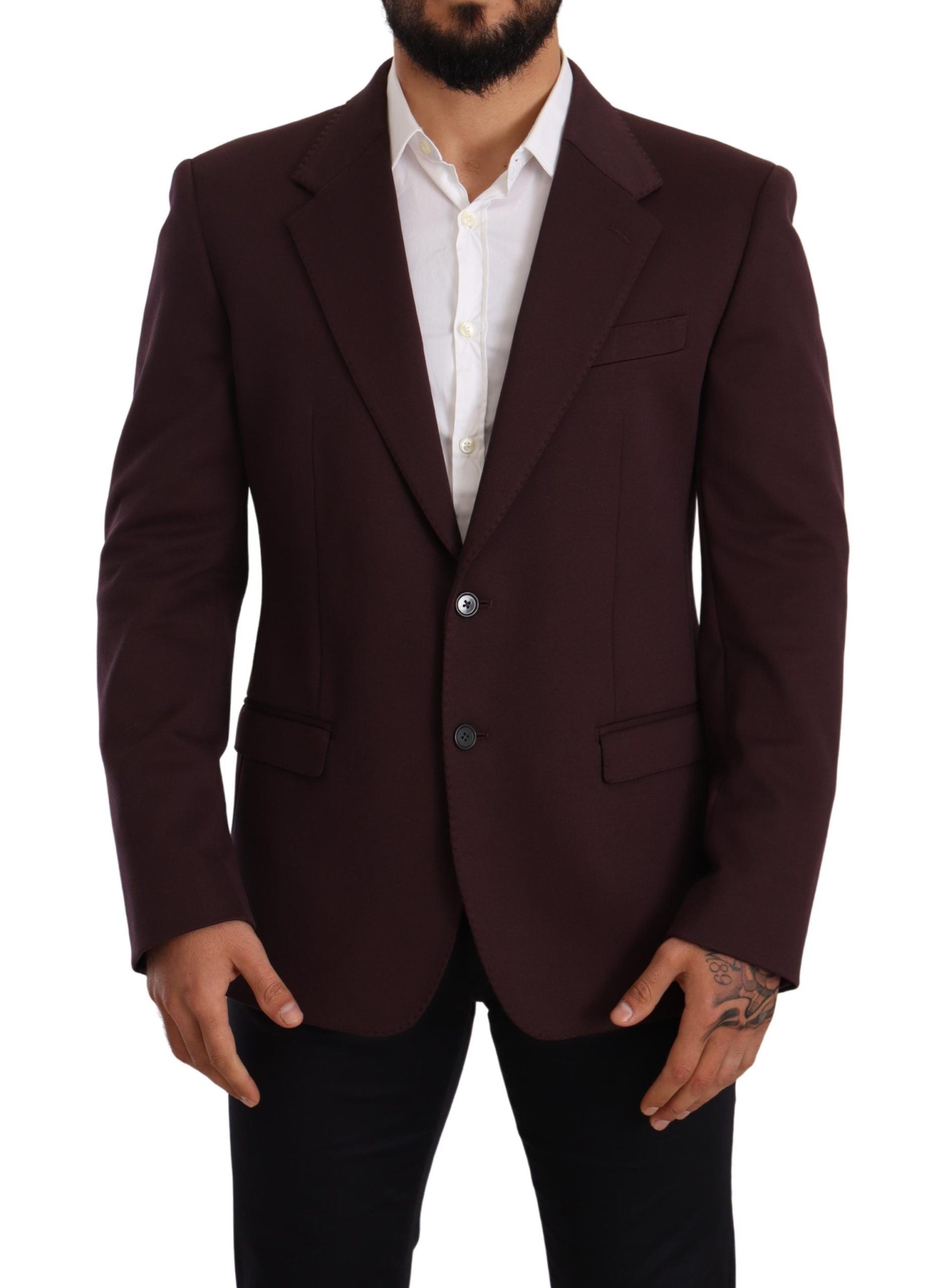 Dolce &amp; Gabbana – Eleganter Slim-Fit-Blazer in Indigo für Herren