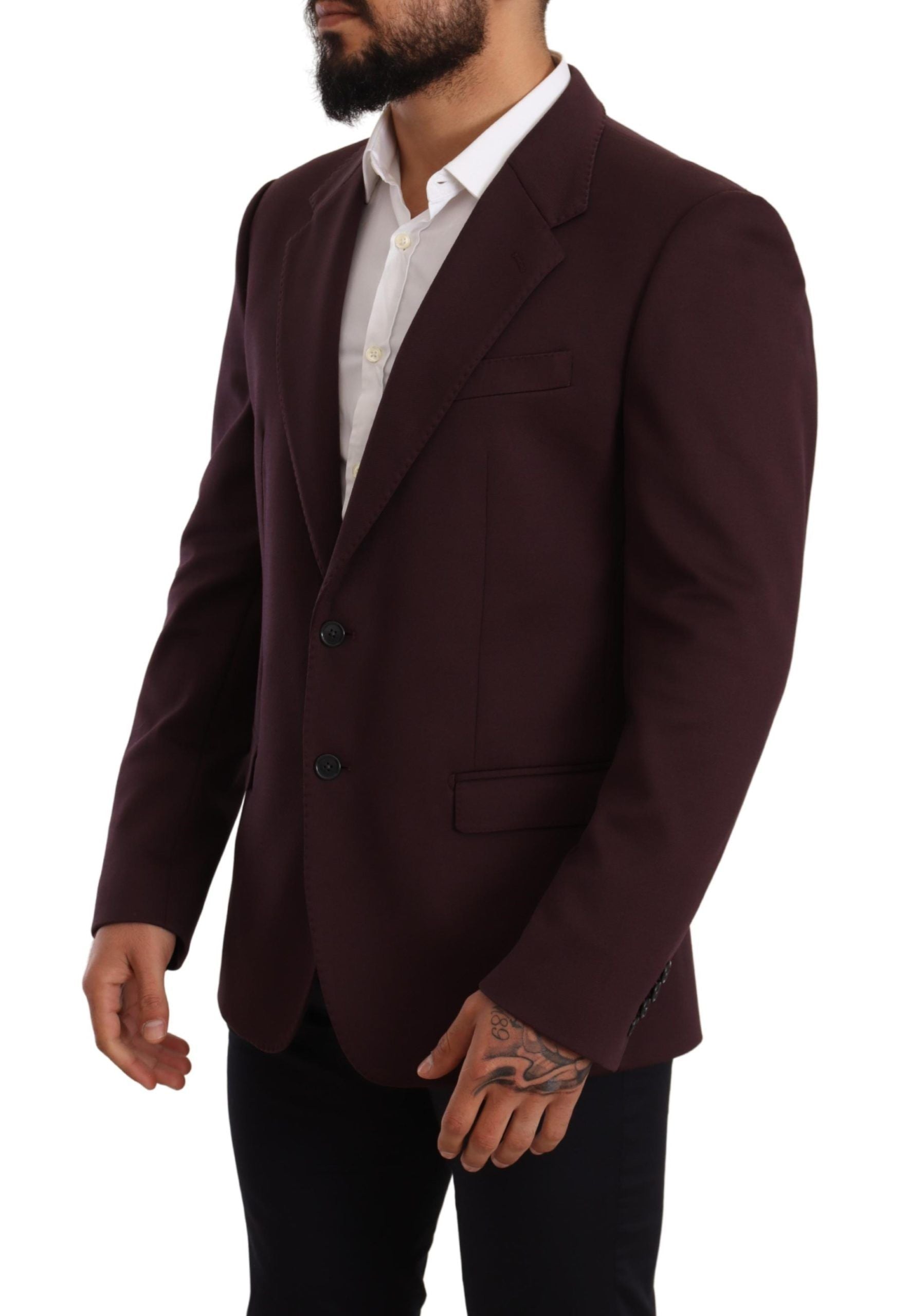 Dolce &amp; Gabbana – Eleganter Slim-Fit-Blazer in Indigo für Herren