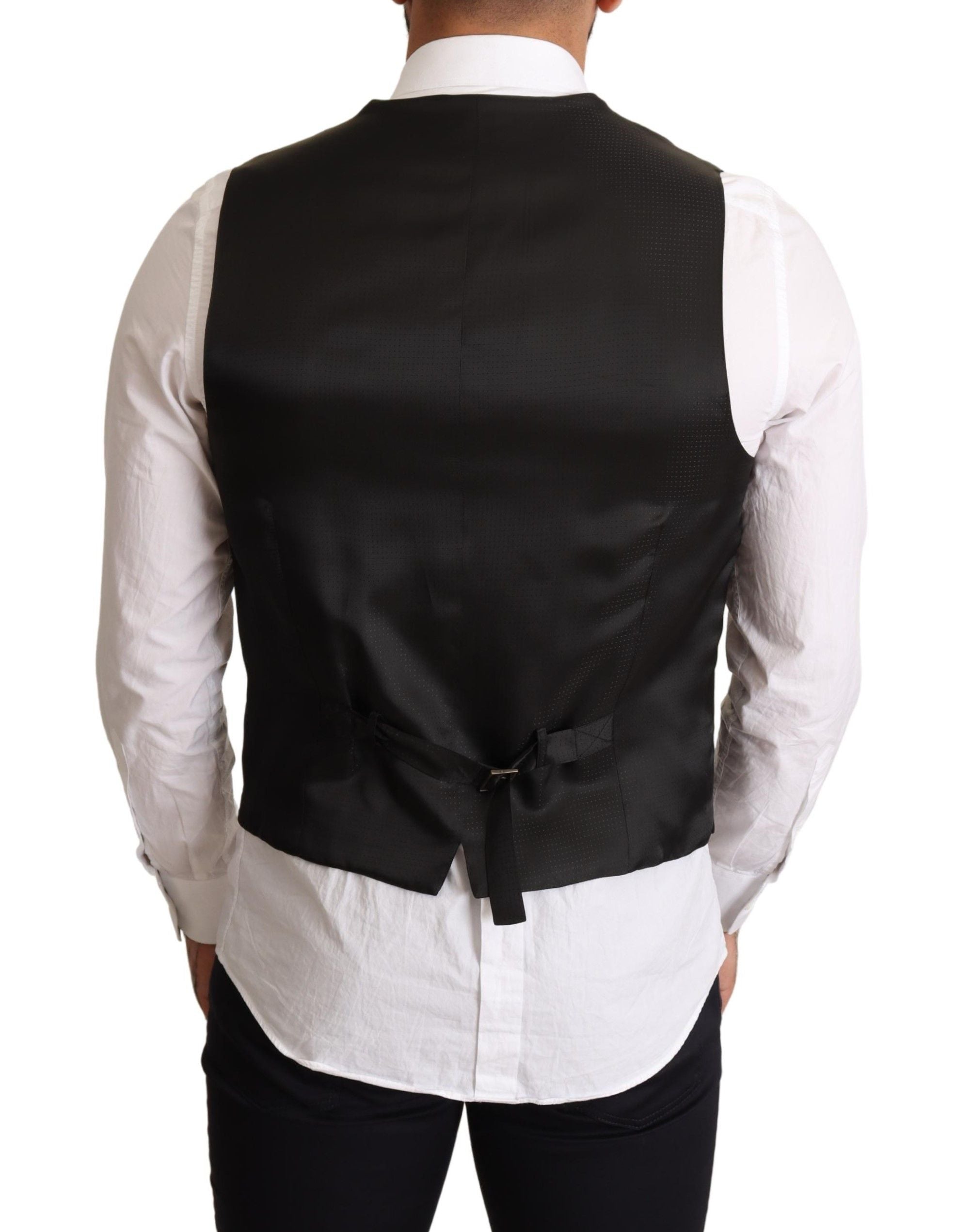 Vestă elegantă neagră Dolce &amp; Gabbana