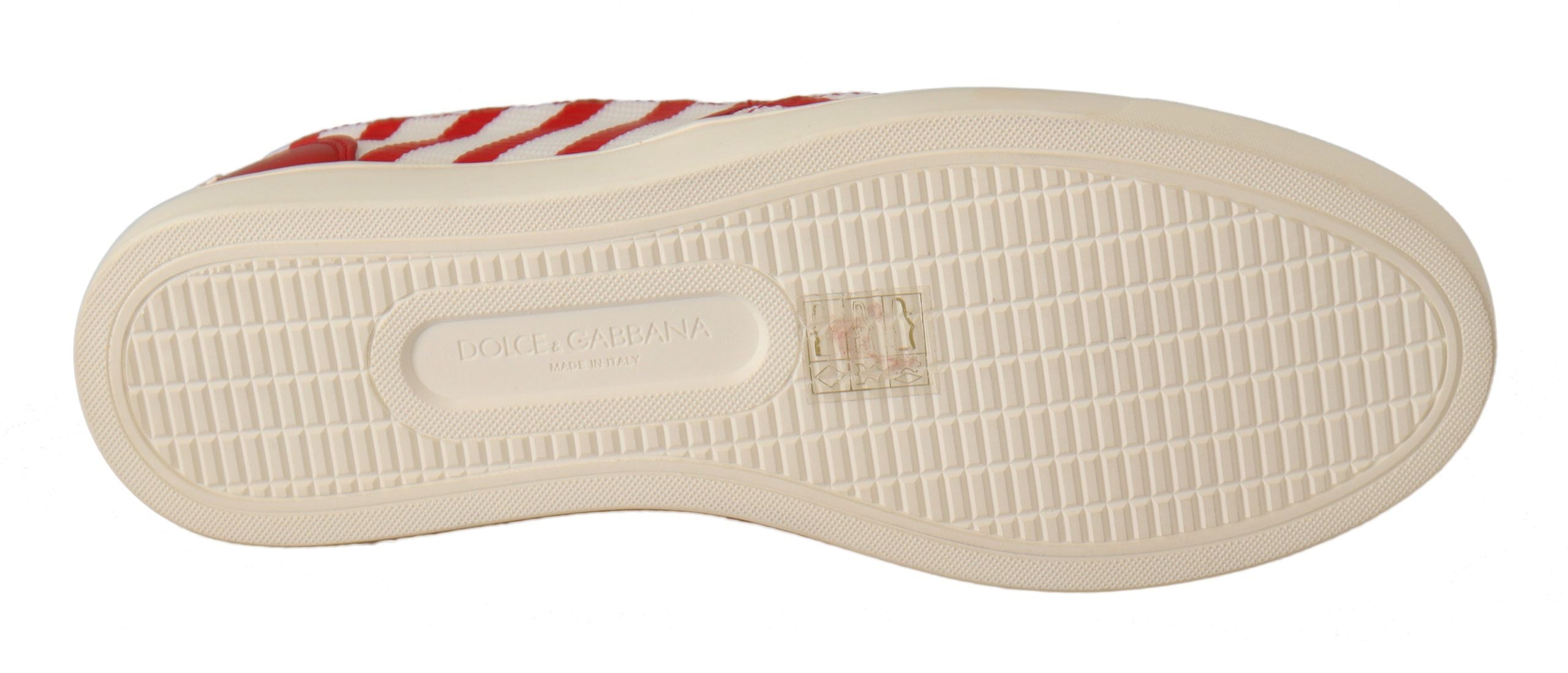 Mocasini Dolce &amp; Gabbana cu imprimeu cu dungi și cuie