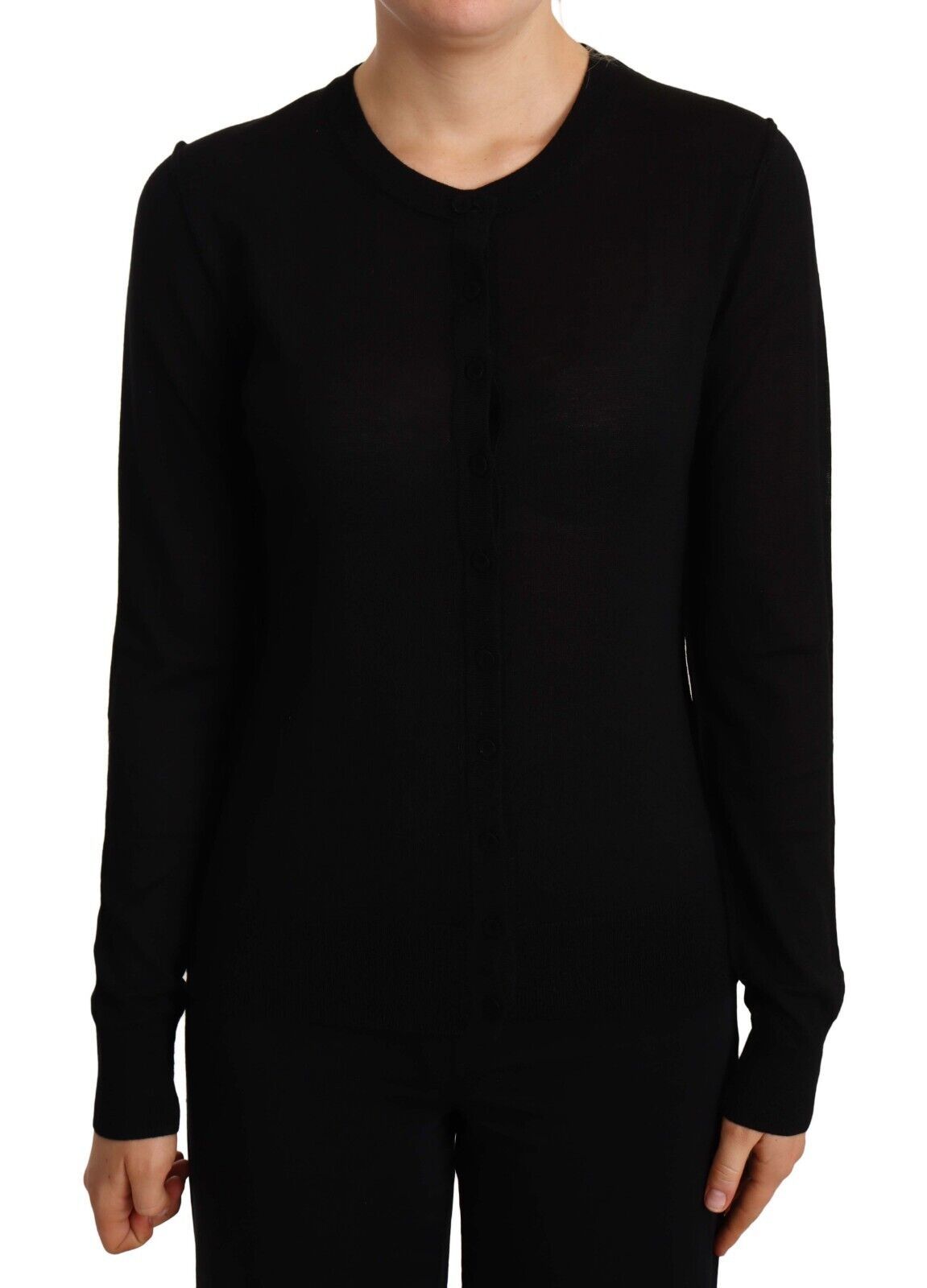 Dolce &amp; Gabbana Eleganter Rundhalspullover aus Schurwolle