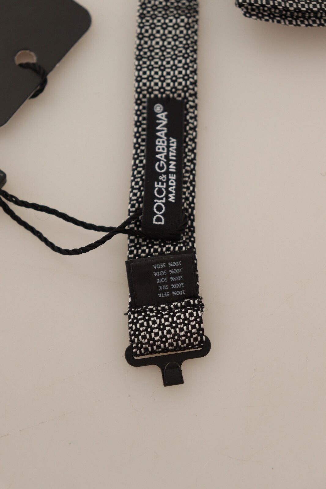 Papion elegant din mătase multicoloră Dolce &amp; Gabbana